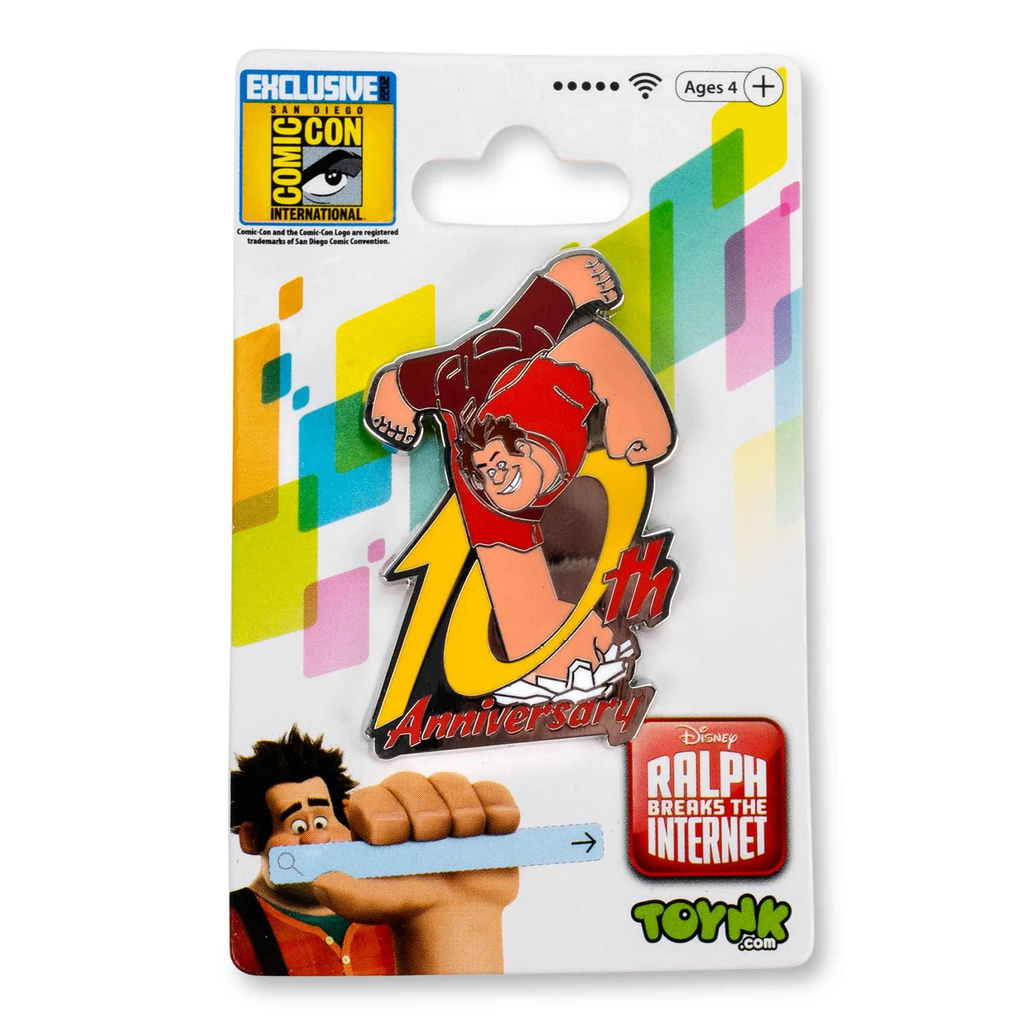 Disney Wreck-It Ralph 10th Anniversary Enamel Pin | SDCC 2022 Exclusive - Image 2