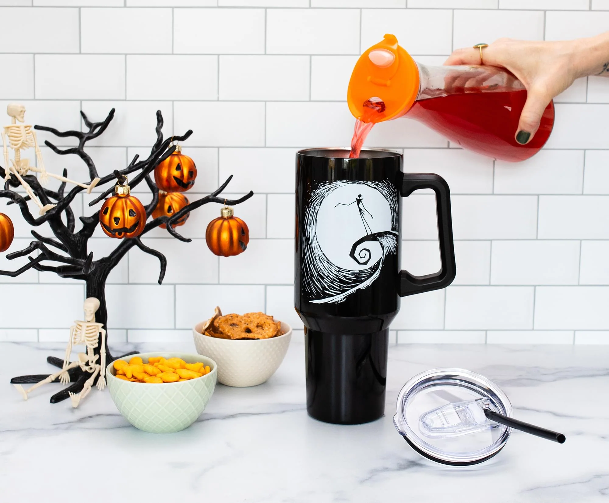 Disney's The Nightmare Before Christmas Jack Skellington Stainless Steel Tumbler - Image 5