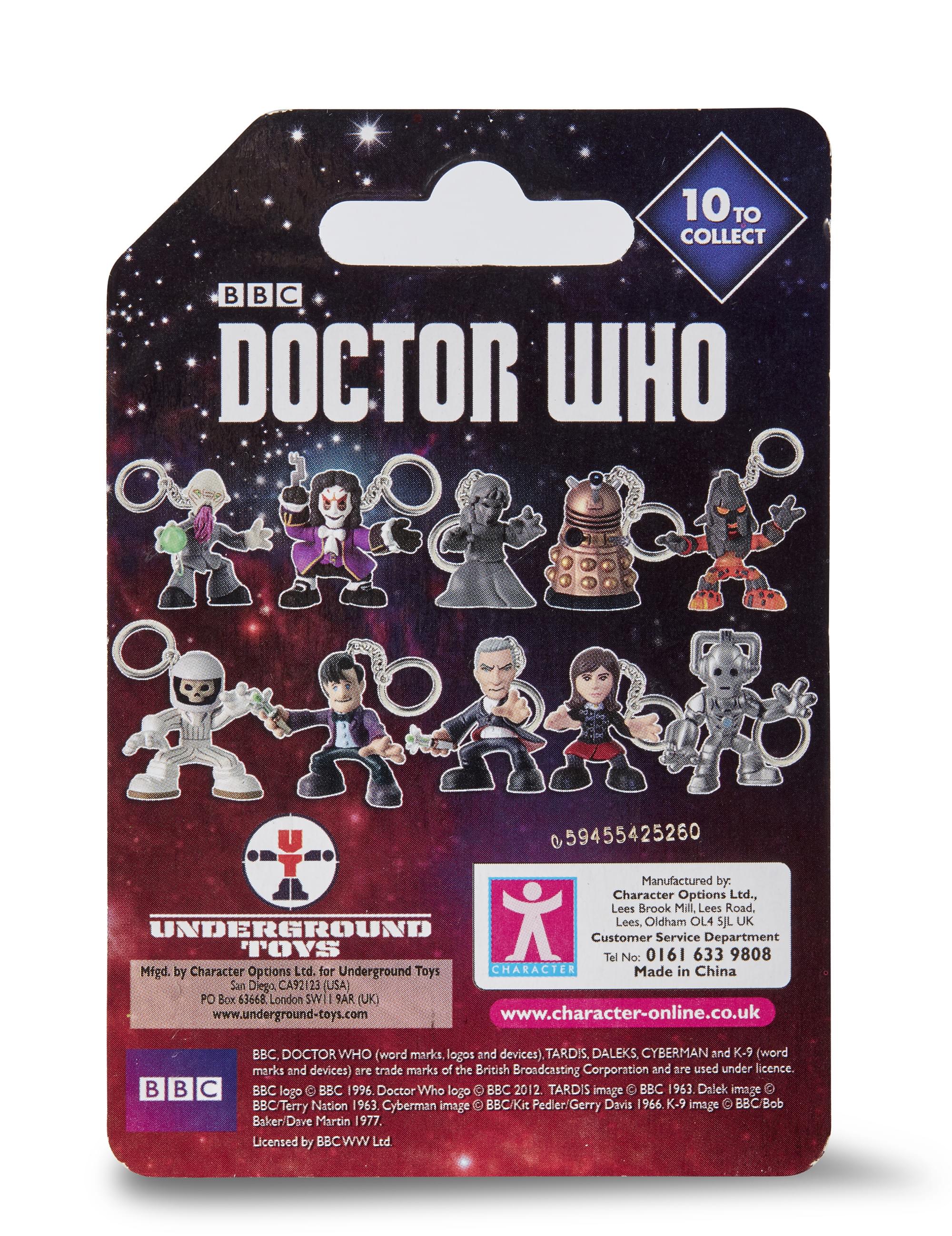 Doctor Who Blind Boxed Time Squad Character Keychain - Image 2