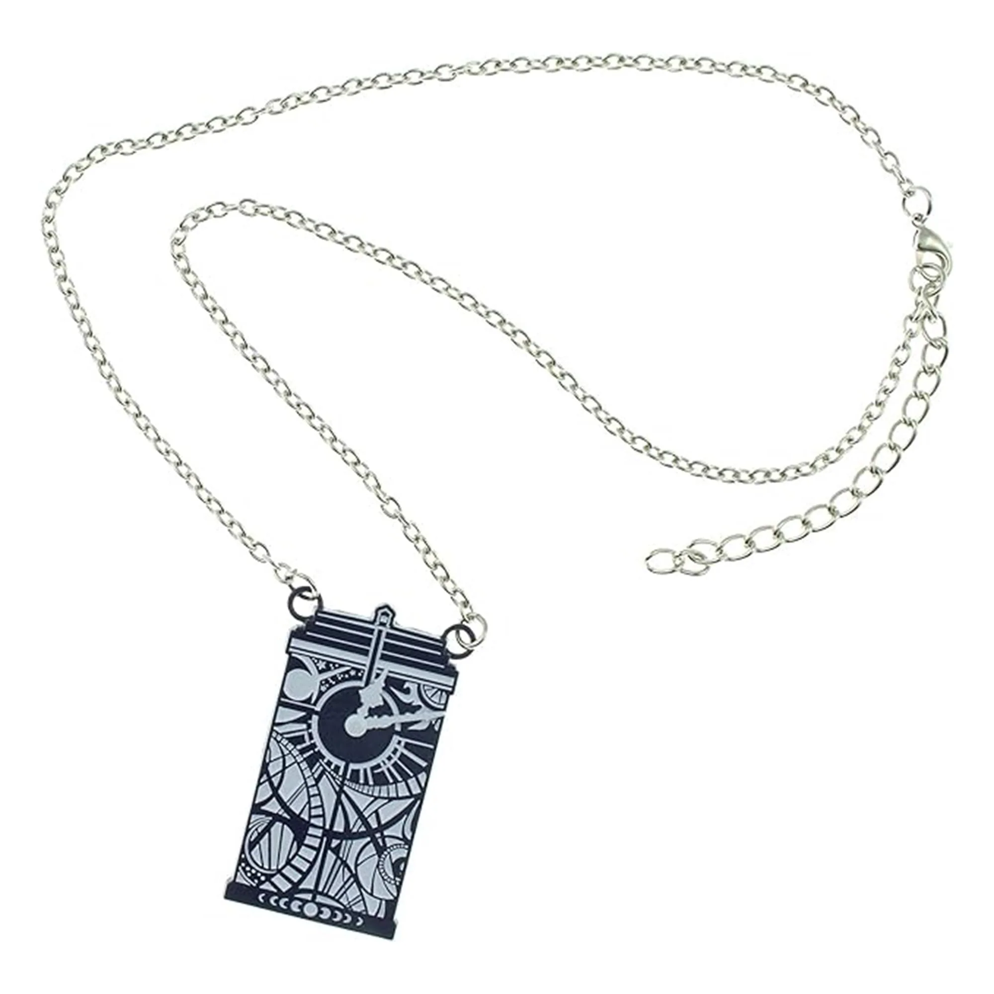 Doctor Who Gallifreyan Clock Tardis Necklace - Image 2