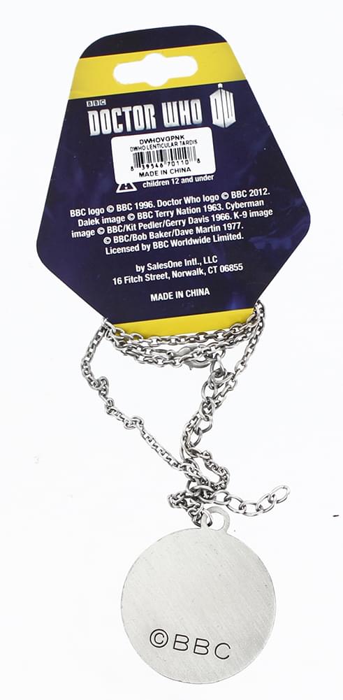Doctor Who Van Gogh Tardis Necklace - Image 3