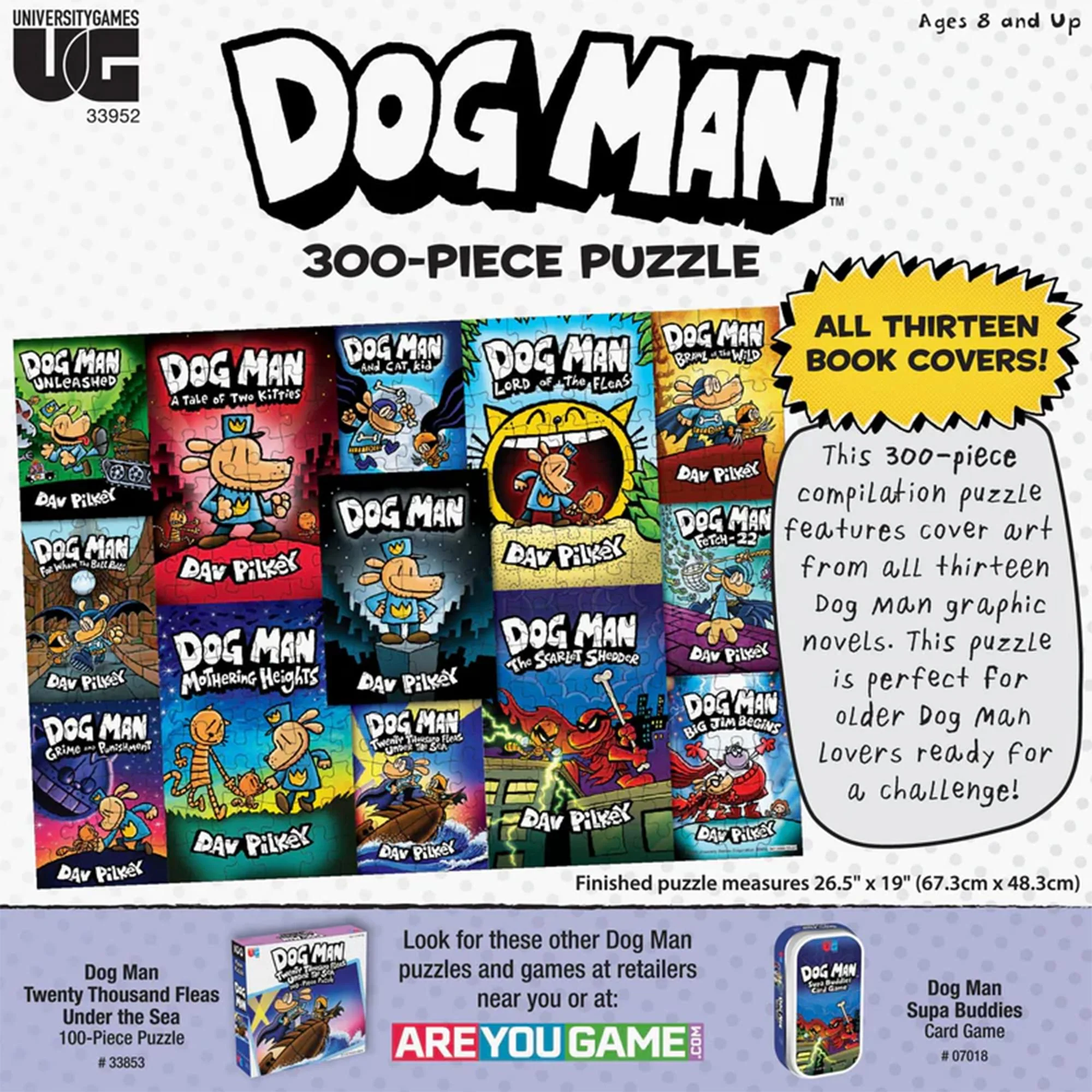 Dog Man Book Covers 300 Piece Jigsaw Puzzle - Image 7