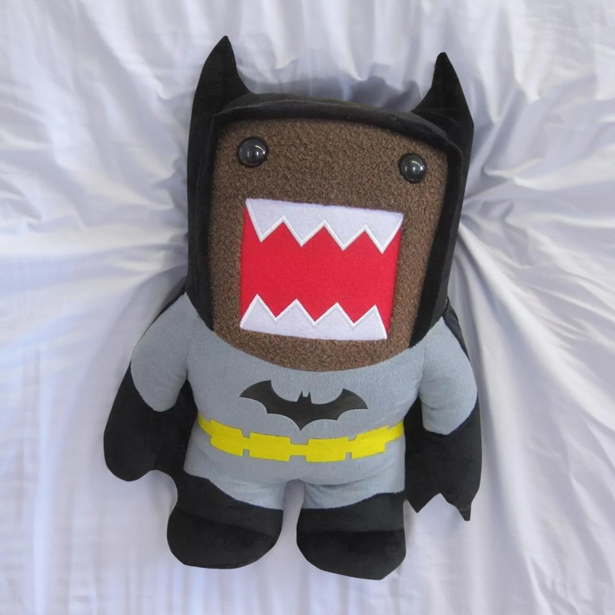 Domo 16.5" Plush: Batman Black Uniform Domo - Image 3