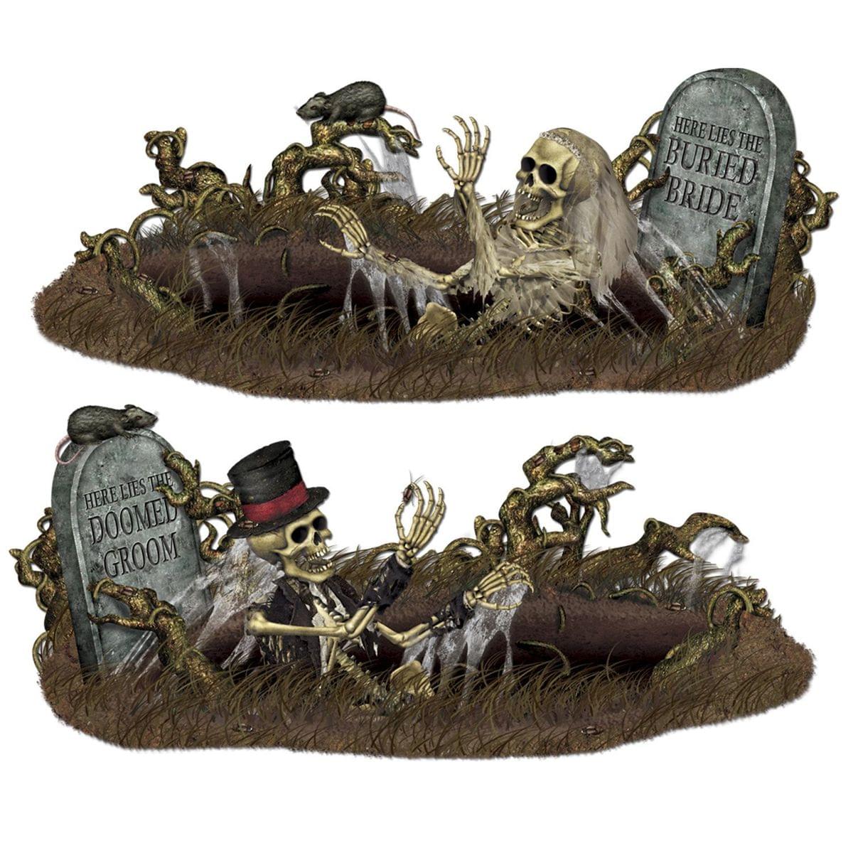 Doomed Groom Buried Bride Prop