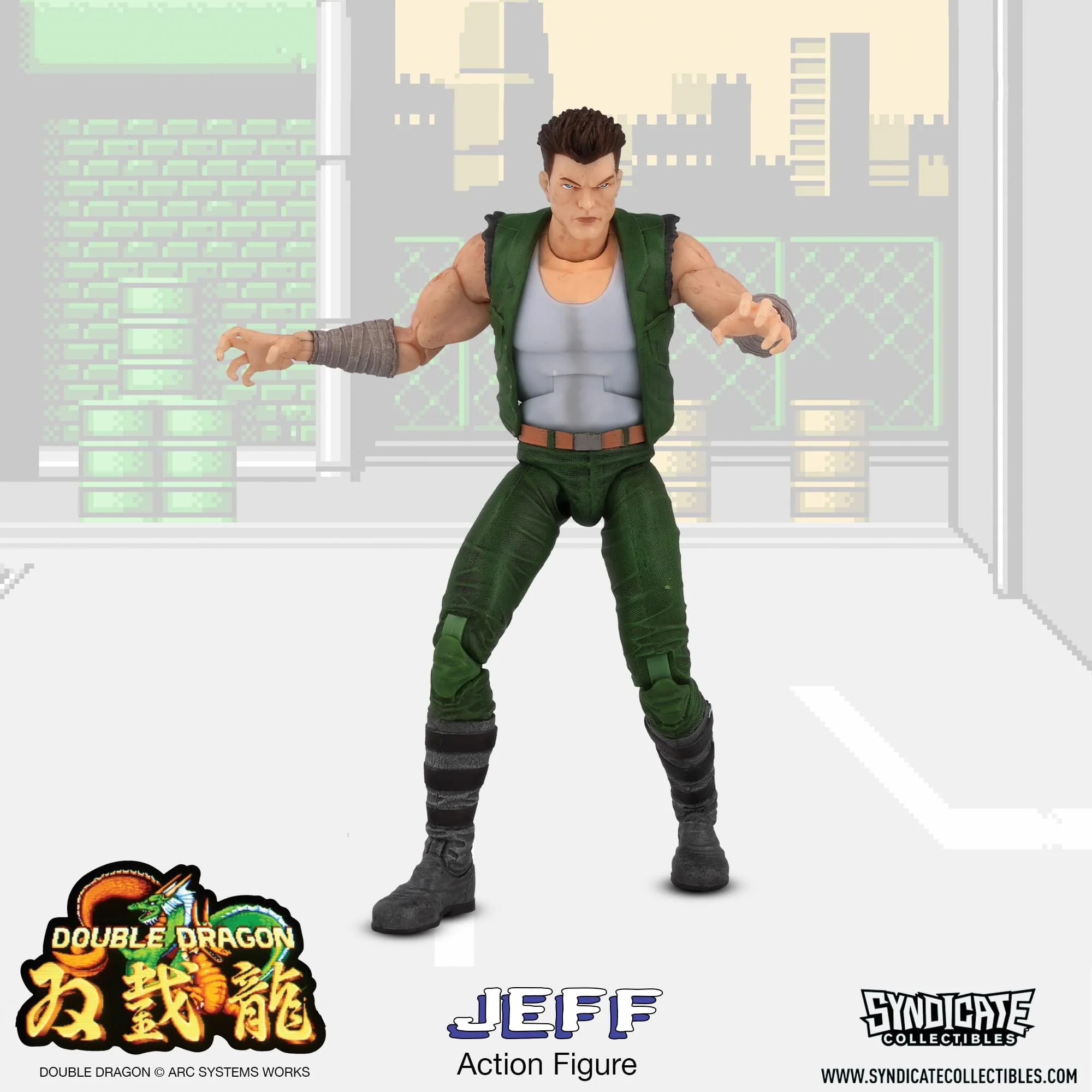 Double Dragon Jeff 7-Inch Deluxe Action Figure - Image 12