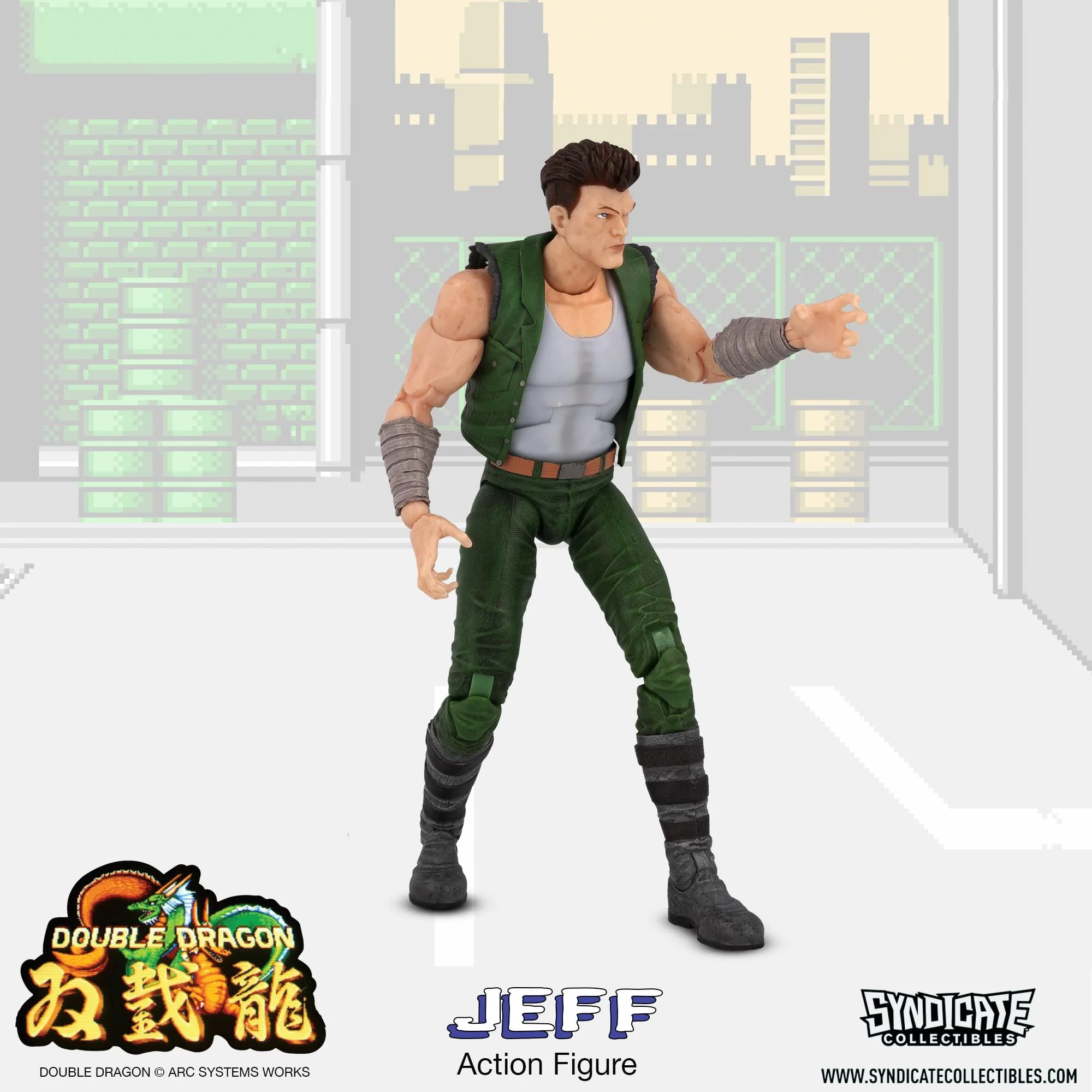 Double Dragon Jeff 7-Inch Deluxe Action Figure - Image 3