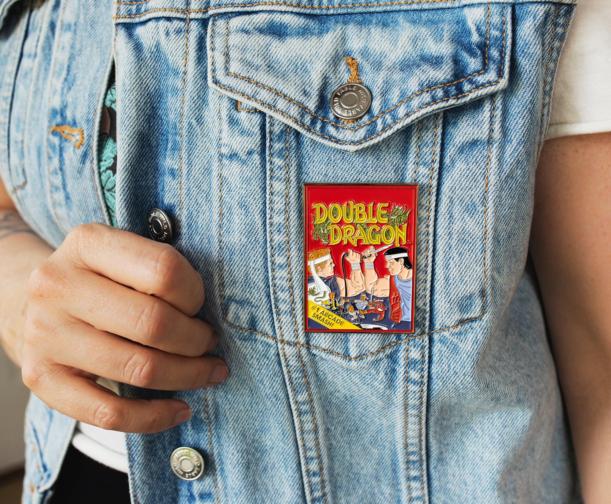 Double Dragon Limited Edition Enamel Pin - Image 6