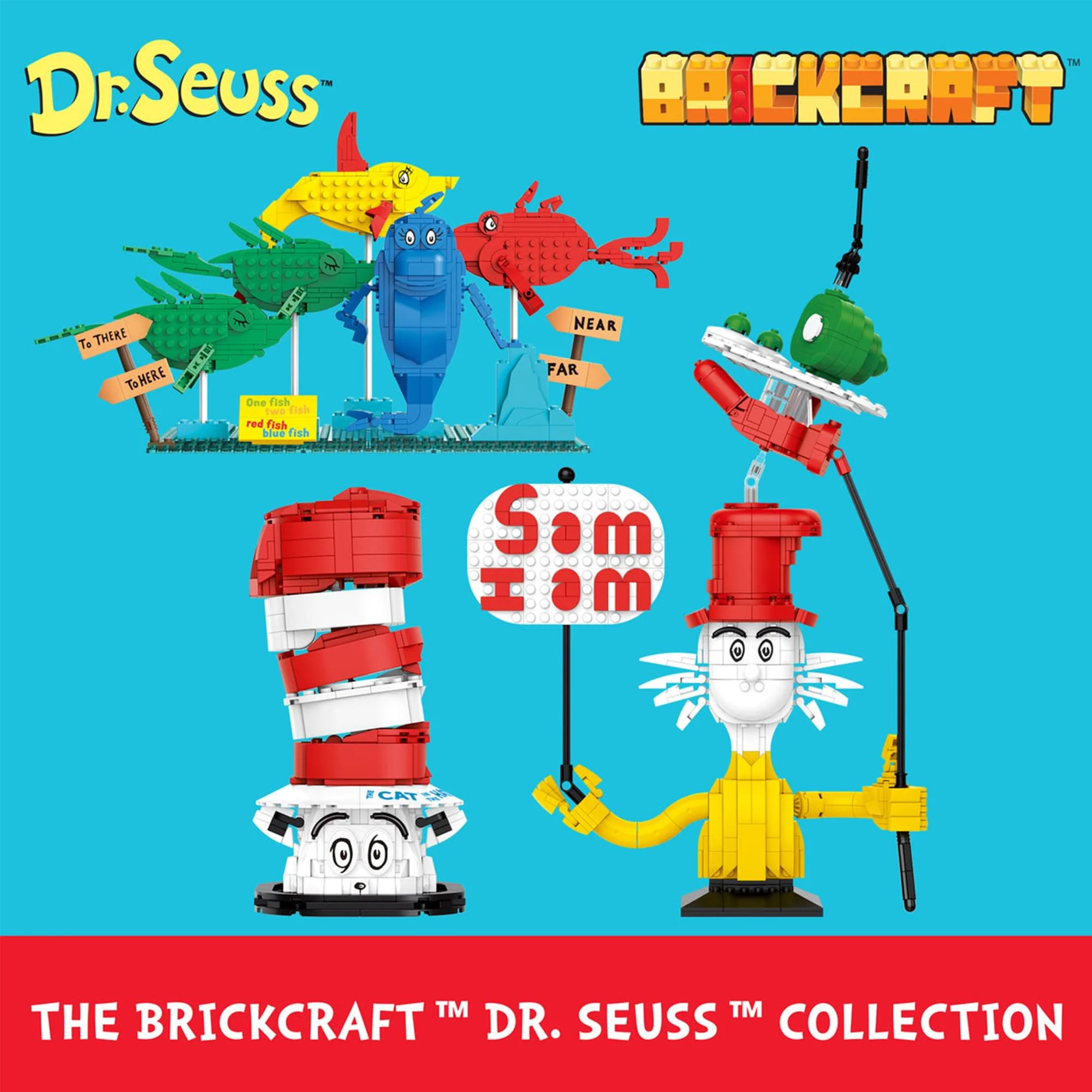 Dr. Seuss Cat In The Hat 520 Piece Building Set - Image 7