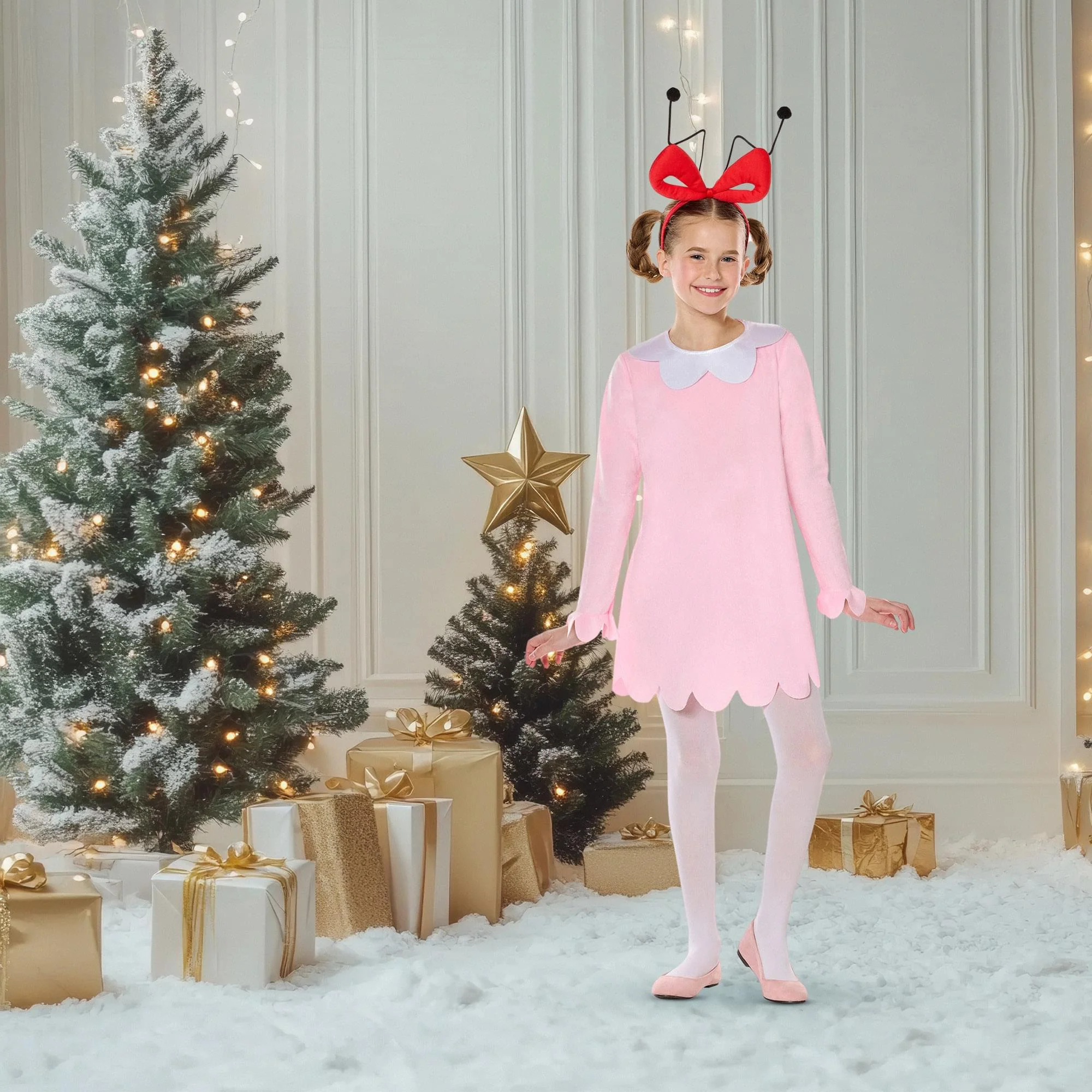 Dr Seuss Cat In The Hat Cindy Lou Who Child Costume - Image 18