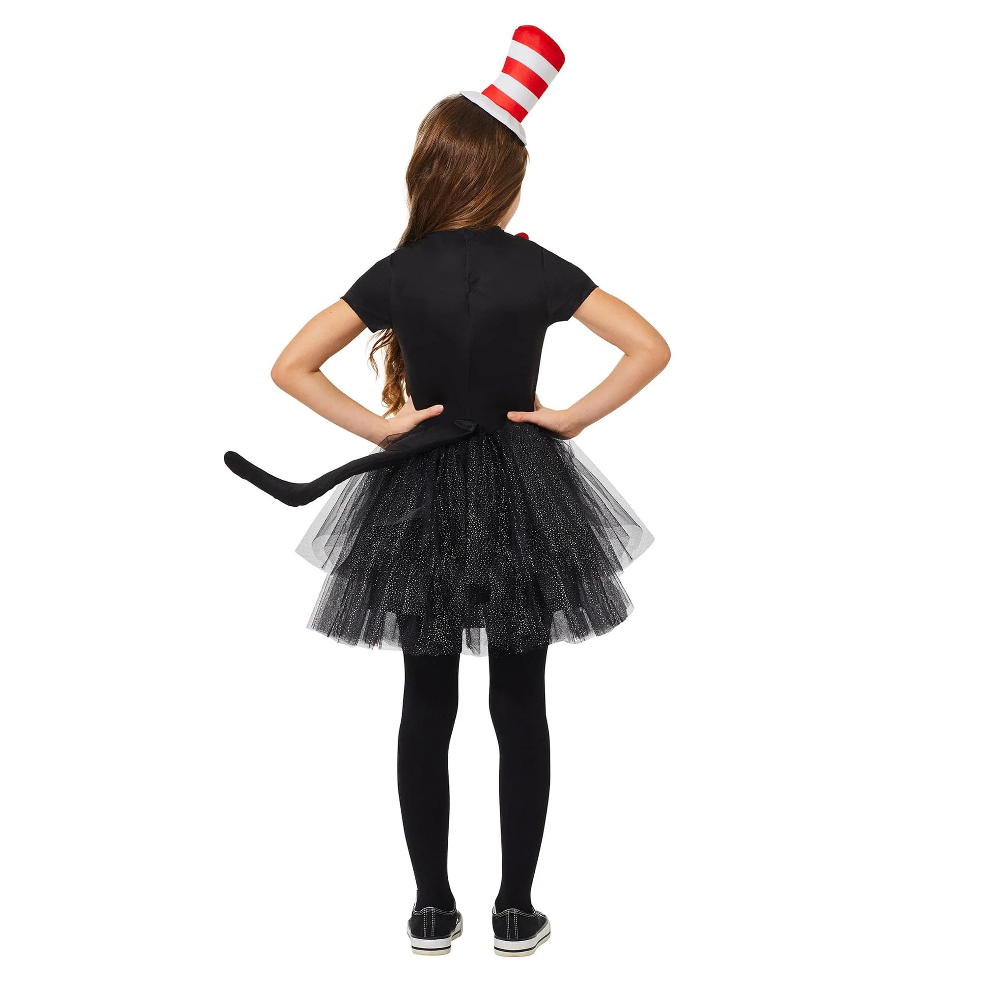 Dr Seuss Cat In The Hat Dress Child Costume - Image 11