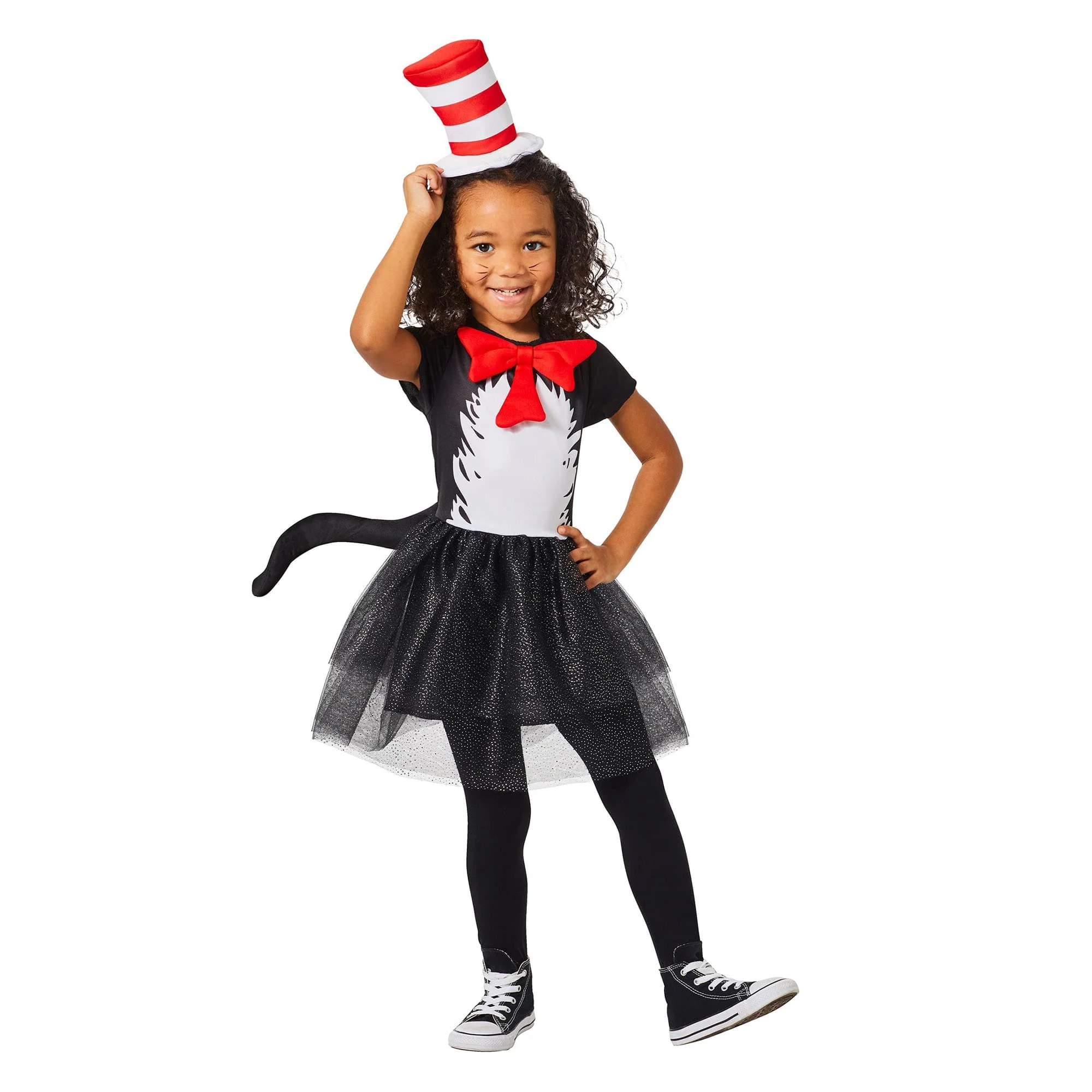 Dr Seuss Cat In The Hat Dress Toddler Costume - Image 8