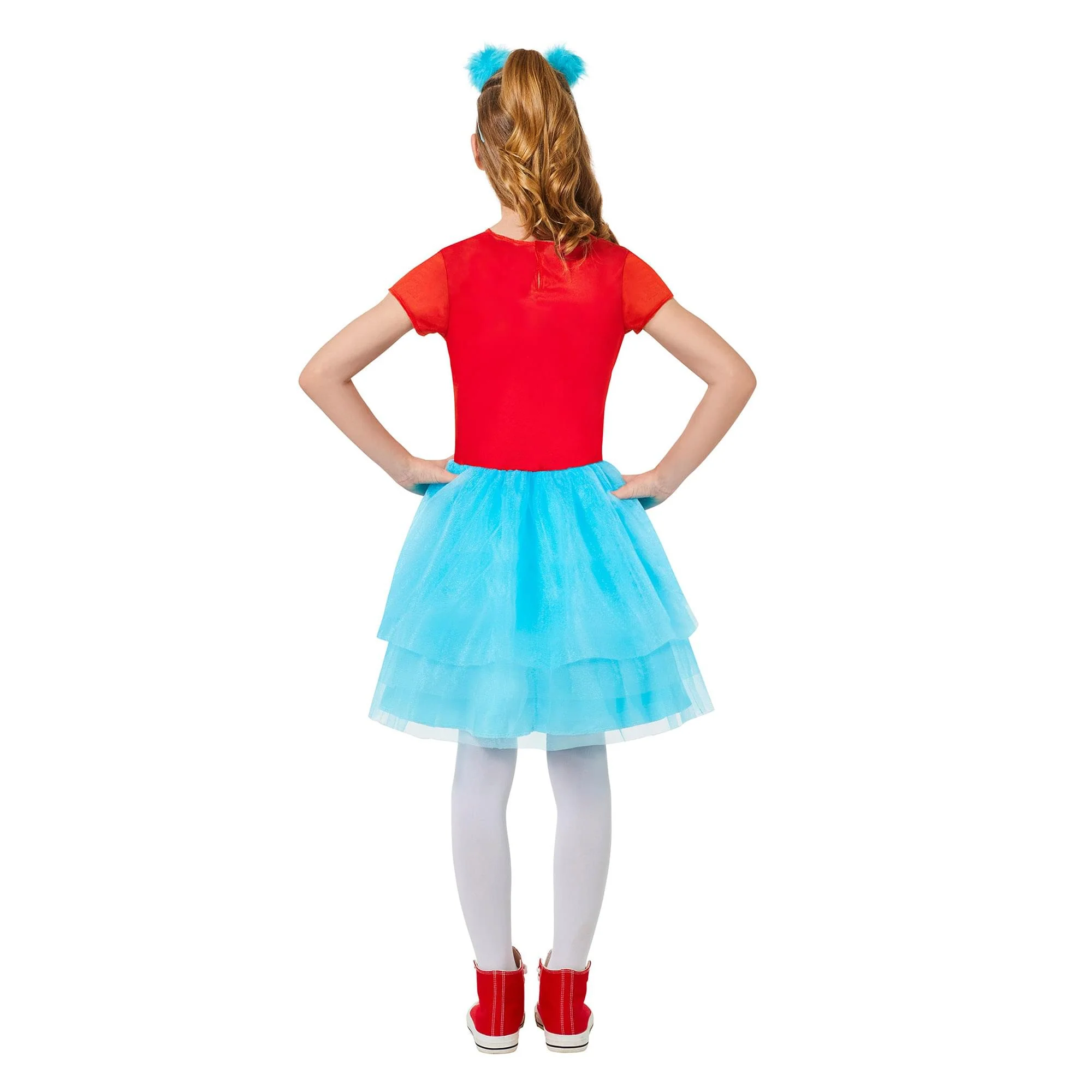 Dr Seuss Cat In The Hat Thing Dress Child Costume - Image 15