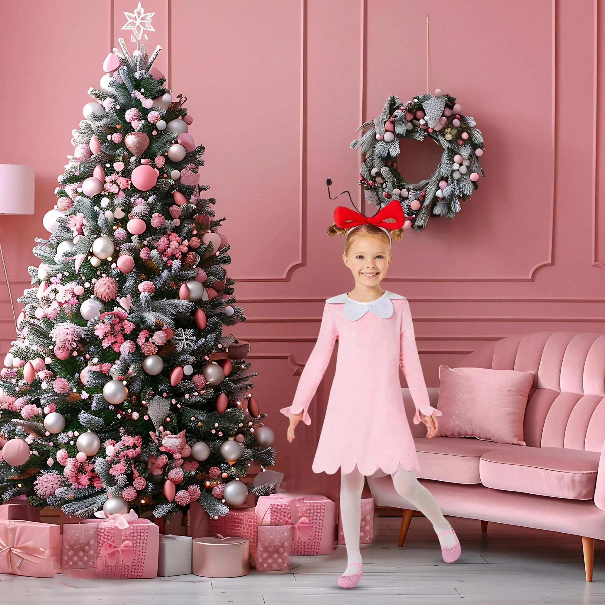 Dr. Seuss Cindy Lou Who Toddler Costume - Image 11