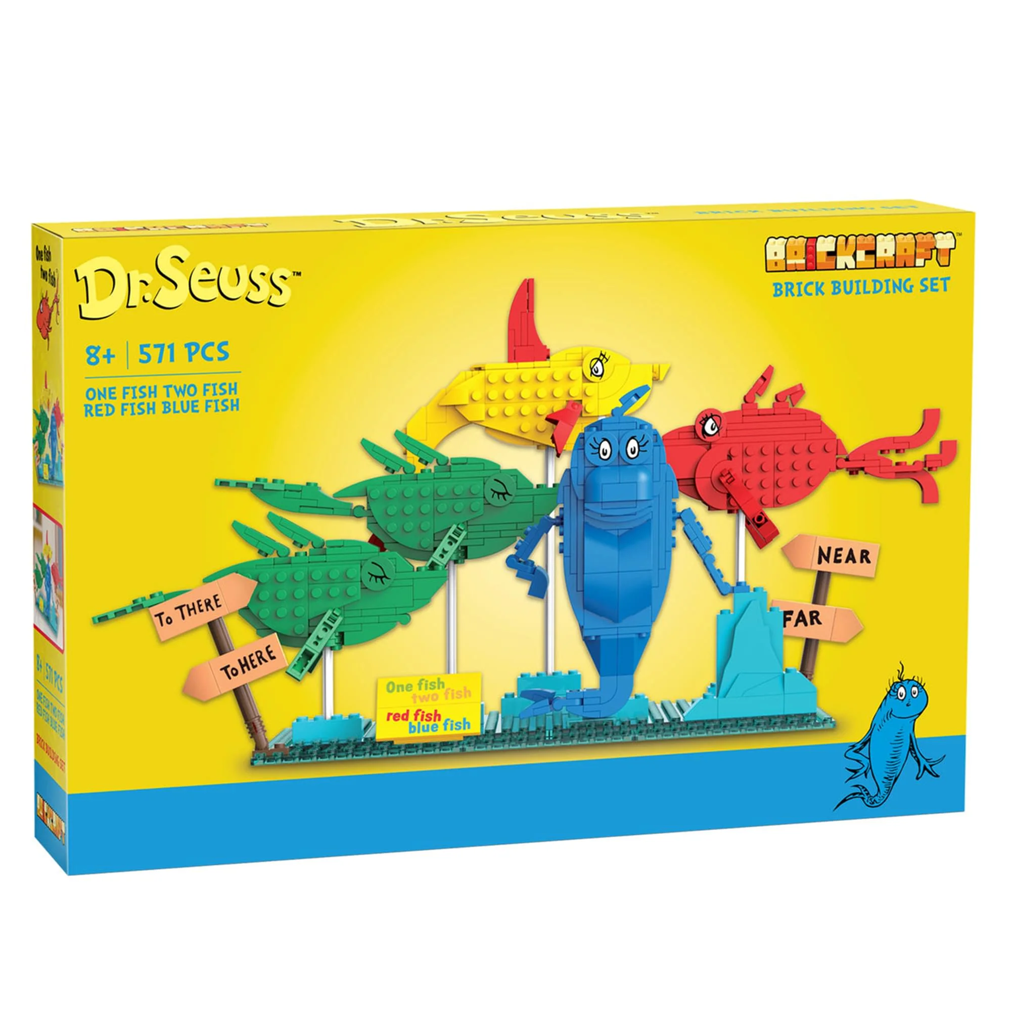 Dr. Seuss One Fish Two Fish 571 Piece Building Set - Image 2