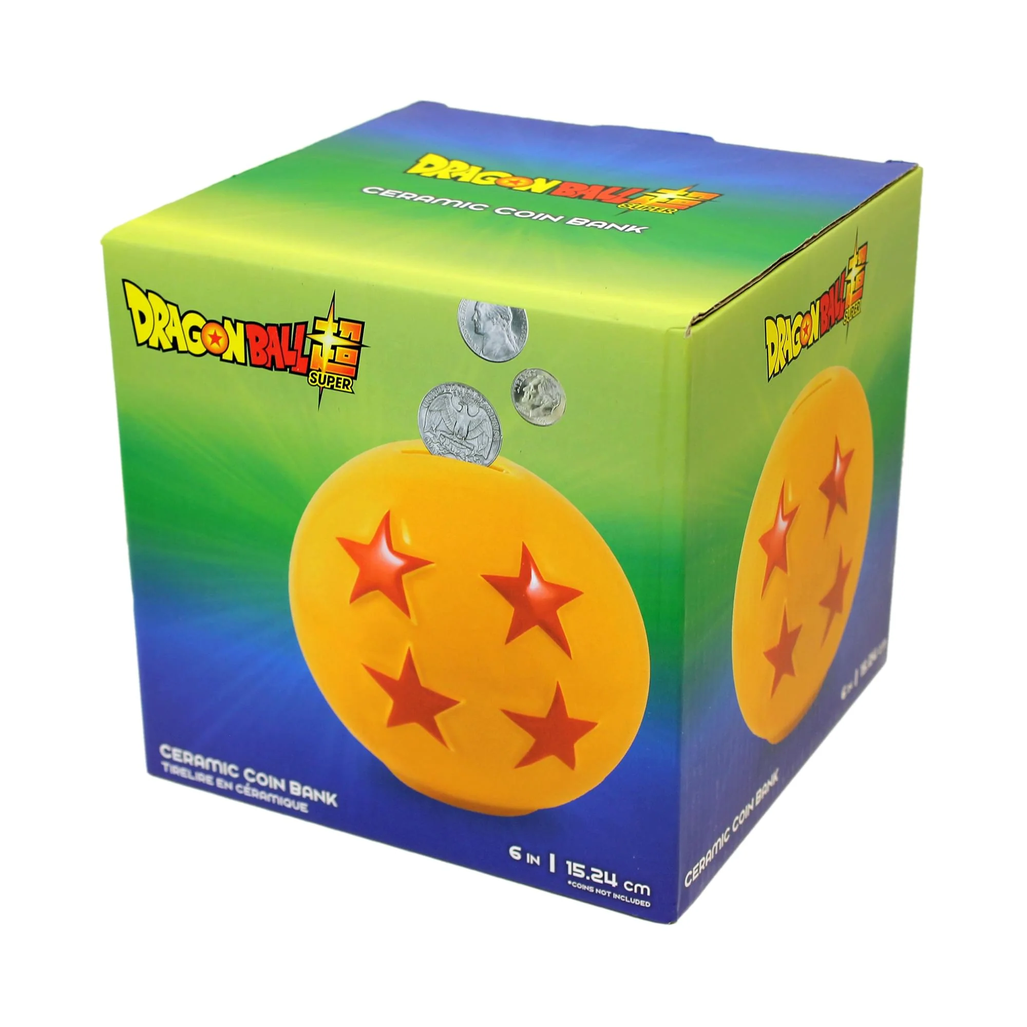 Dragon Ball Super 4 Star Dragon Ball 6 Inch 3D Molded Ceramic Bank - Image 7