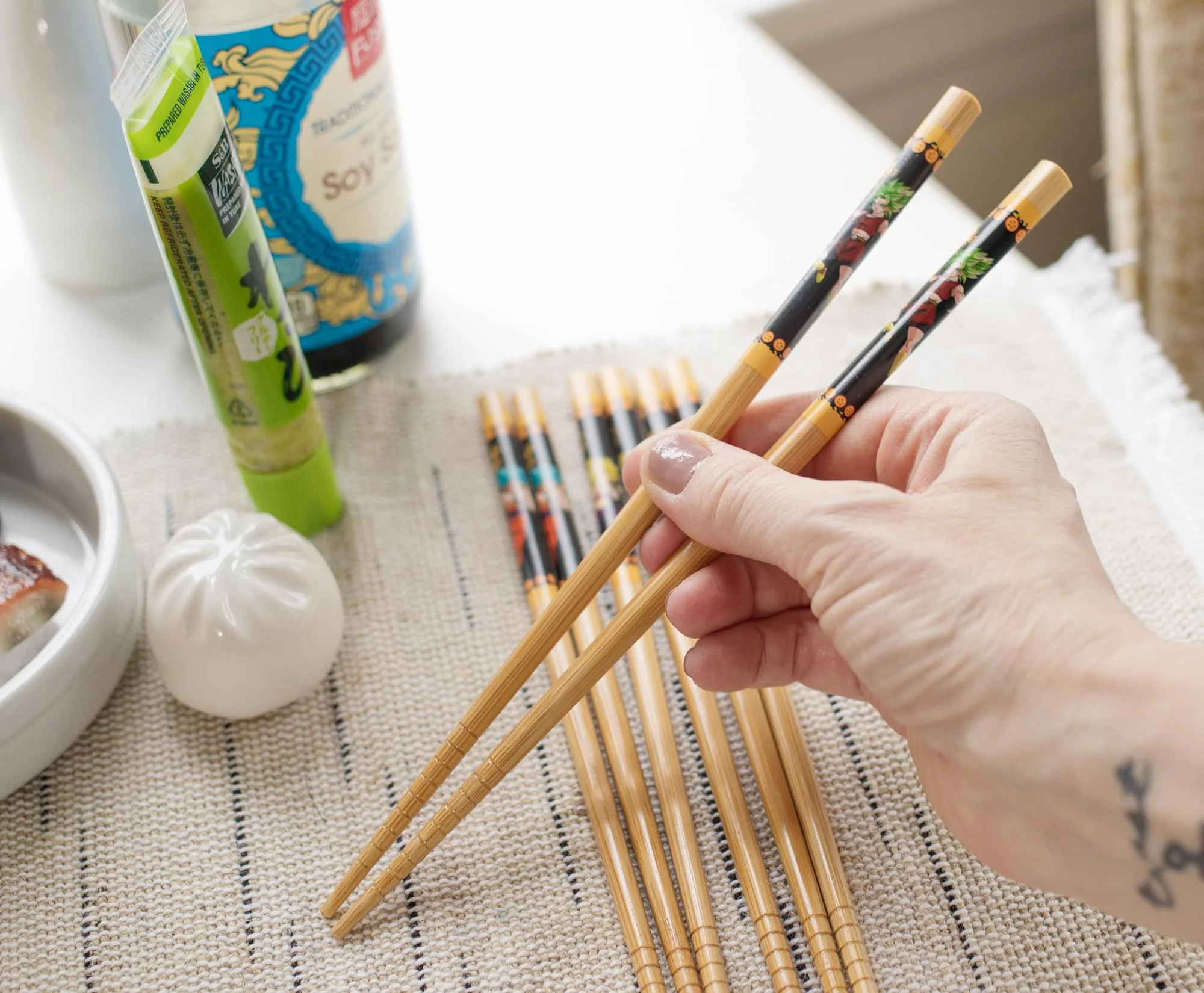 Dragon Ball Super Bamboo Chopsticks | Set of 4 - Image 3