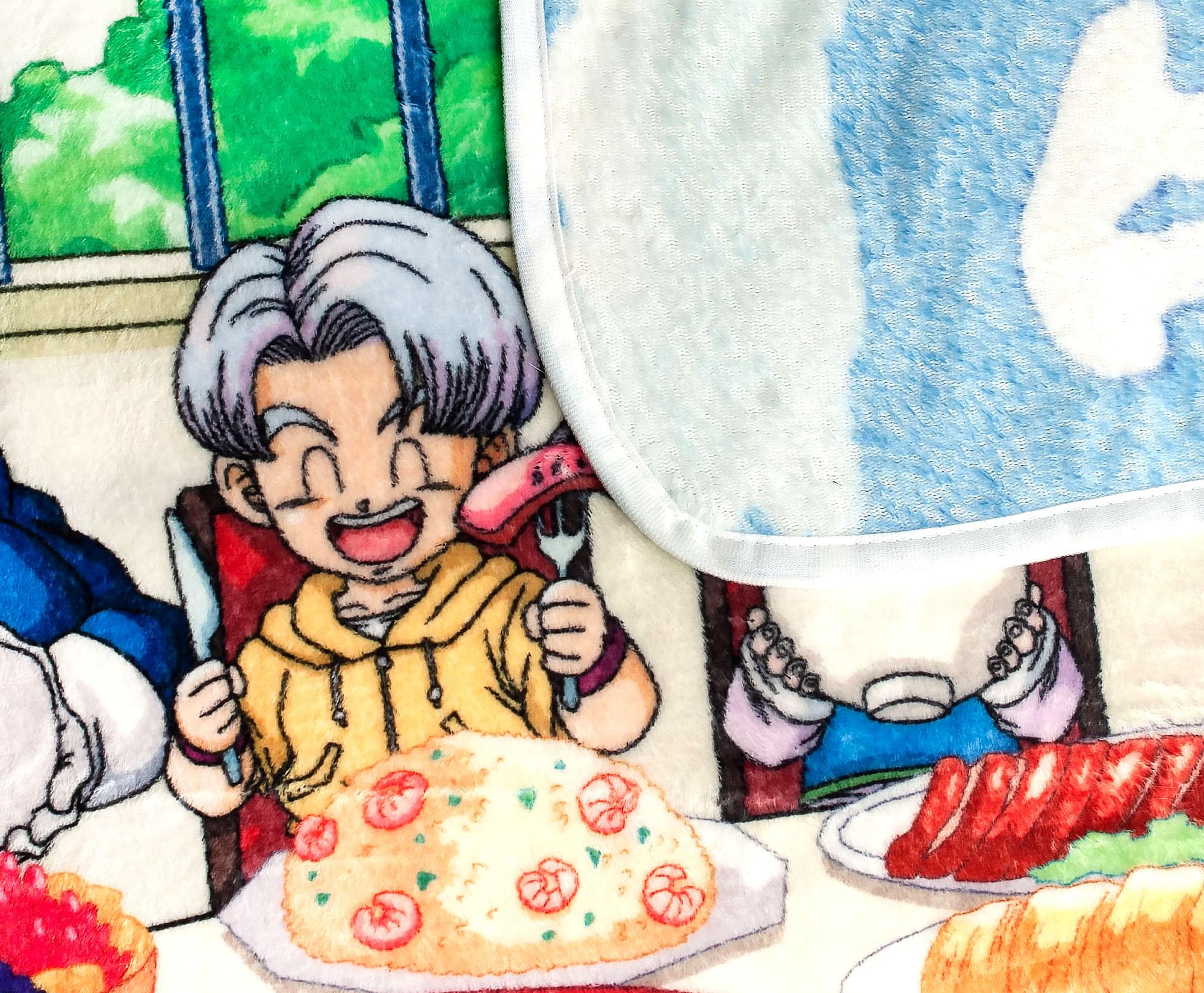 Dragon Ball Super Feast Plush Throw Blanket | 45 x 60 Inches - Image 3