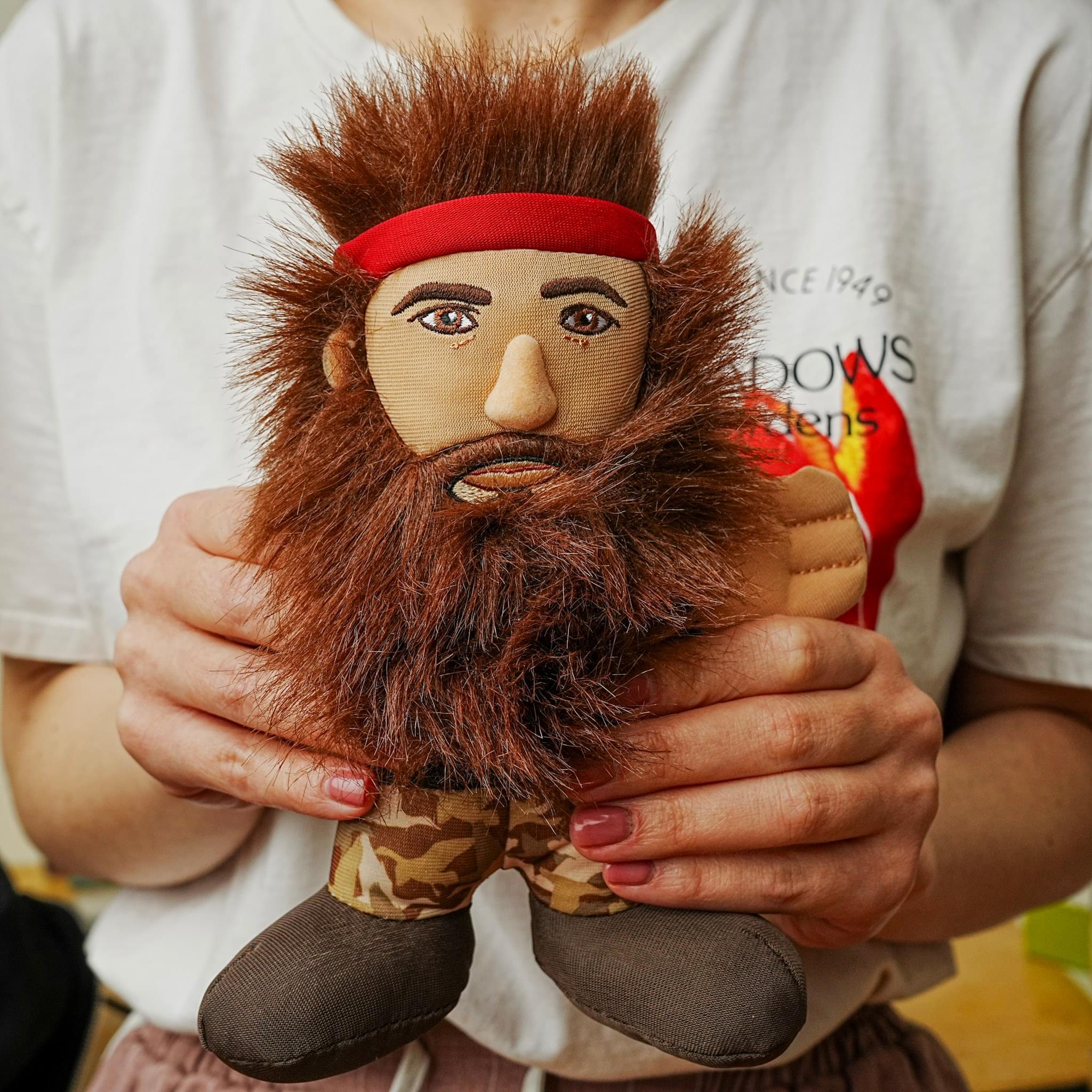 Duck Dynasty 8" Plush With Sound Willie - Image 8