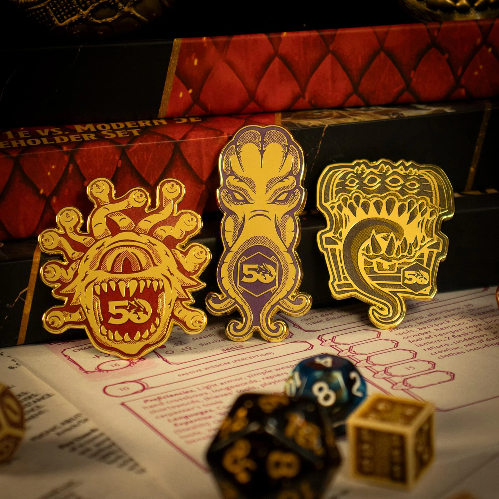 Dungeons & Dragons 50th Anniversary Pin Badges | Set of 3 - Image 9