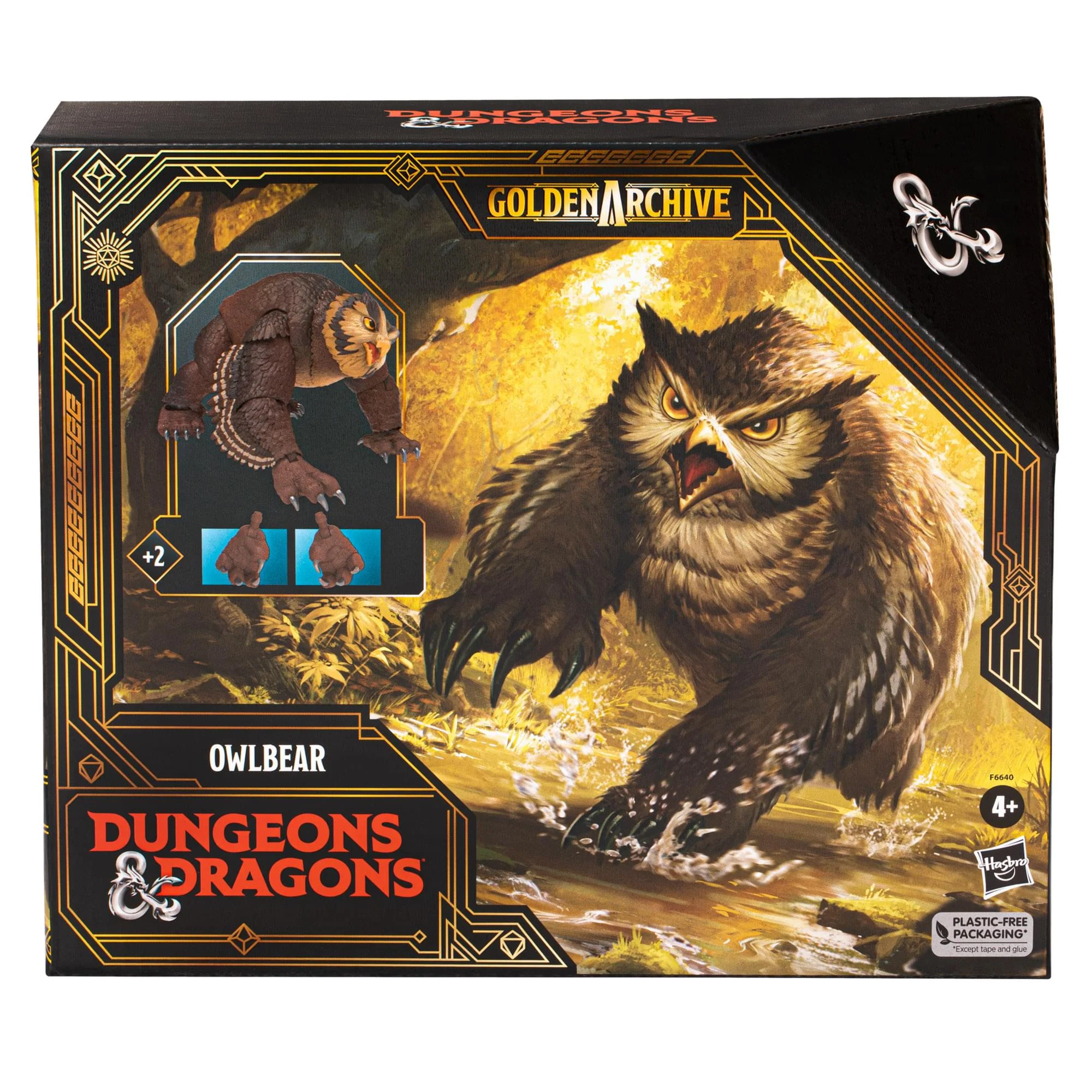 Dungeons & Dragons Golden Archive 6 Inch Scale Owlbear Action Figure - Image 2
