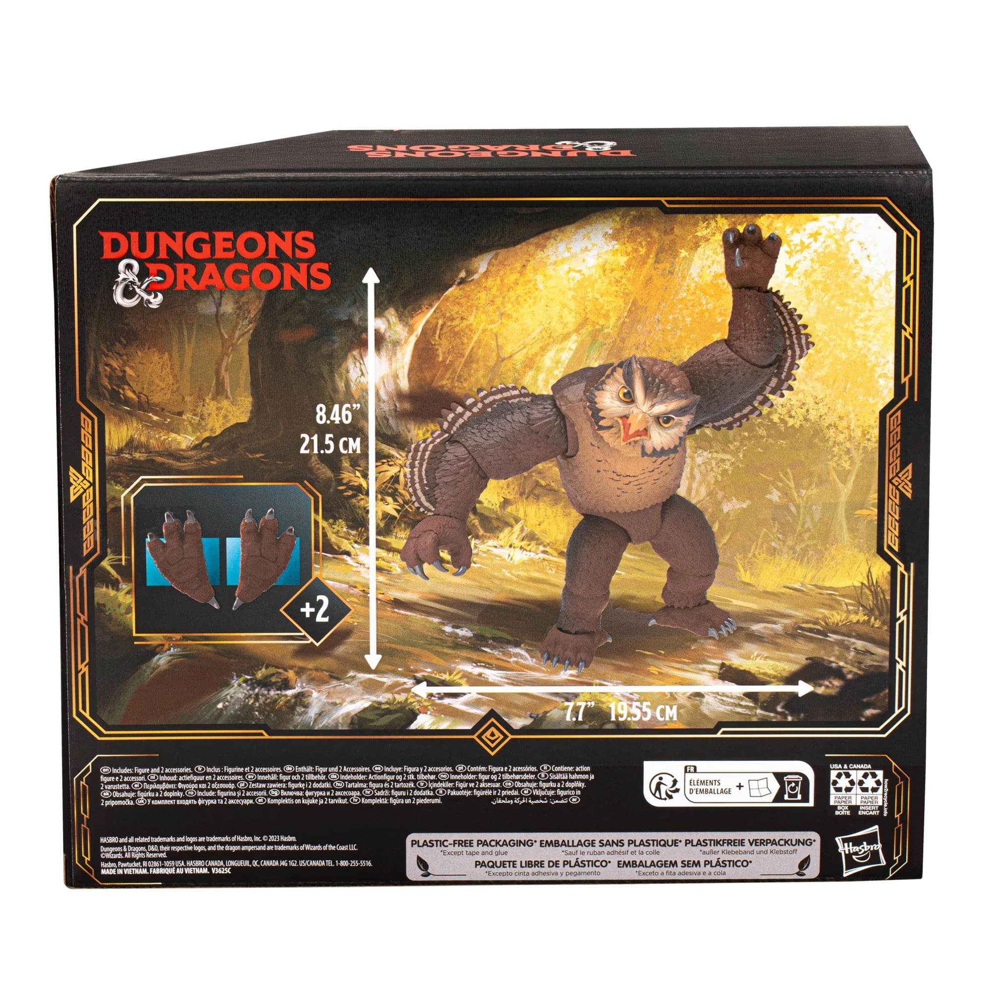 Dungeons & Dragons Golden Archive 6 Inch Scale Owlbear Action Figure - Image 9