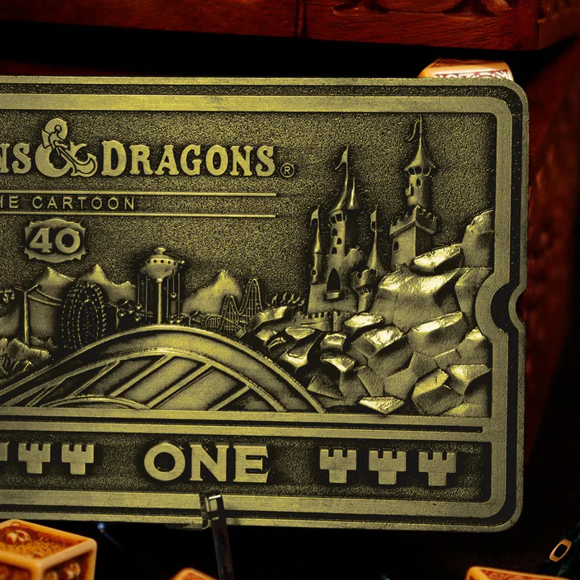 Dungeons & Dragons: The Cartoon 40th Anniversary Rollercoaster Ticket Replica - Image 8