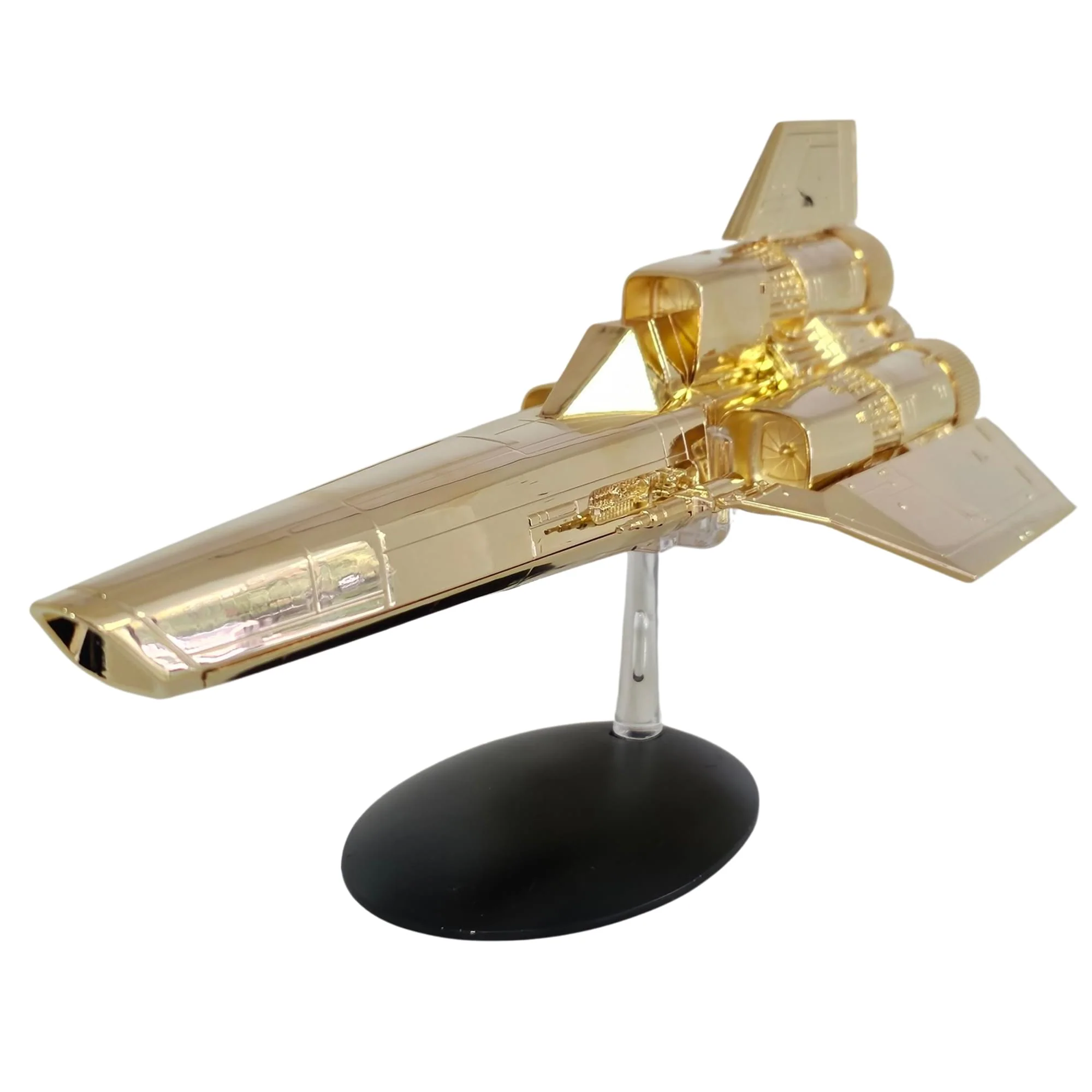Eaglemoss Battlestar Galactica Ship Replica | Gold Plated Colonial Viper - Image 3