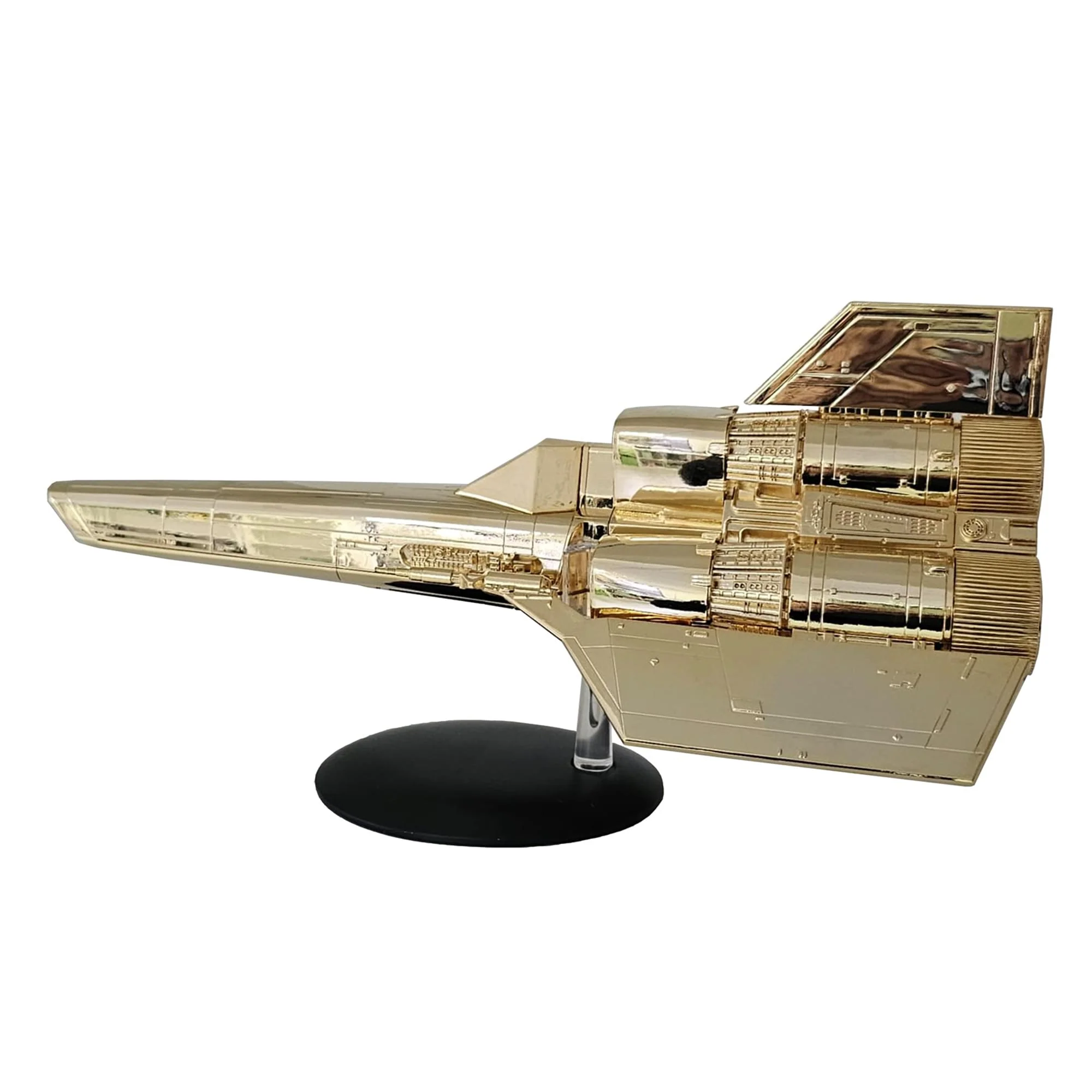 Eaglemoss Battlestar Galactica Ship Replica | Gold Plated Colonial Viper - Image 4