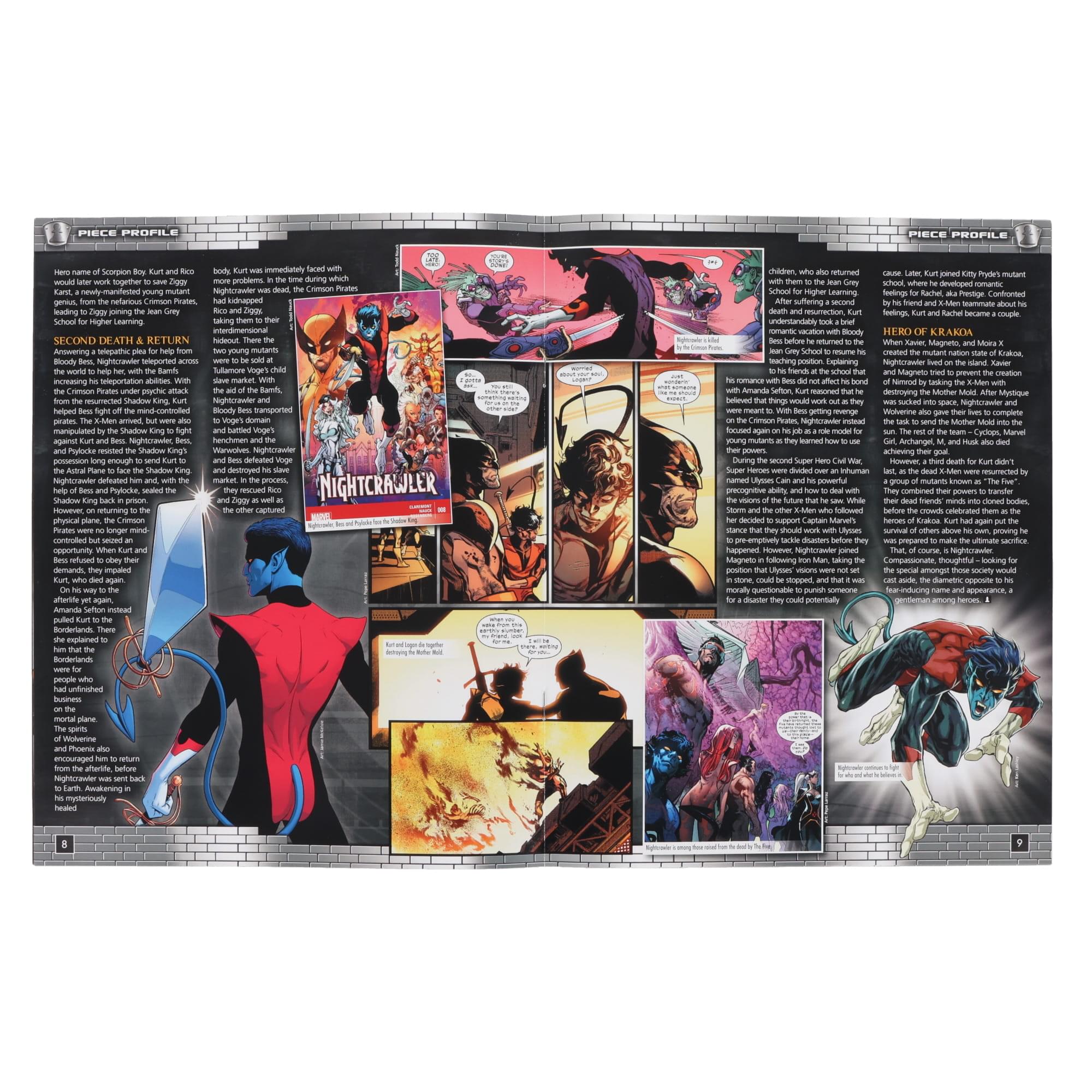 Eaglemoss Marvel Chess Collection Magazine | #37 Nightcrawler (Pawn) - Image 3