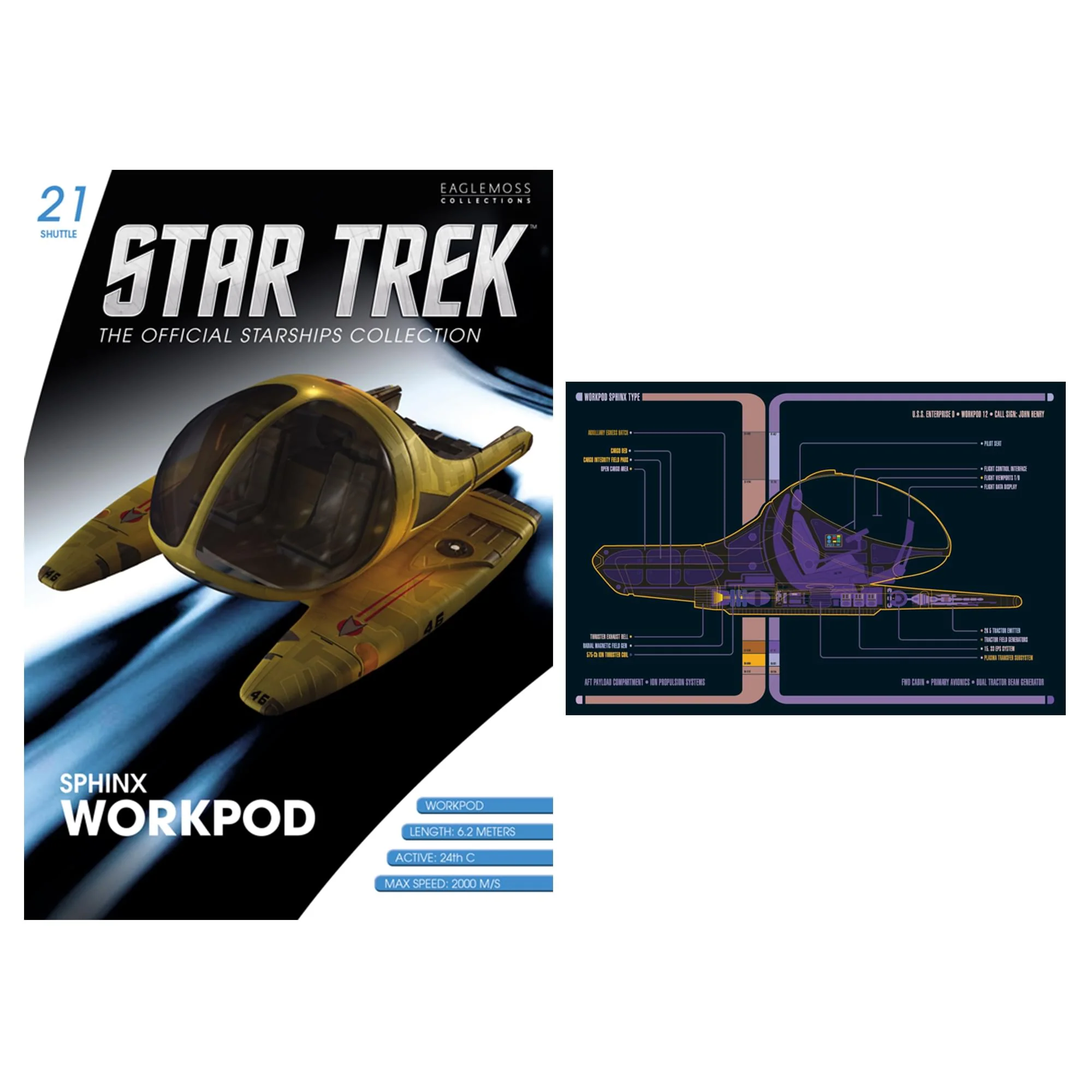 Eaglemoss Star Trek Ship Replica | Shuttle Set of 4 - Image 3