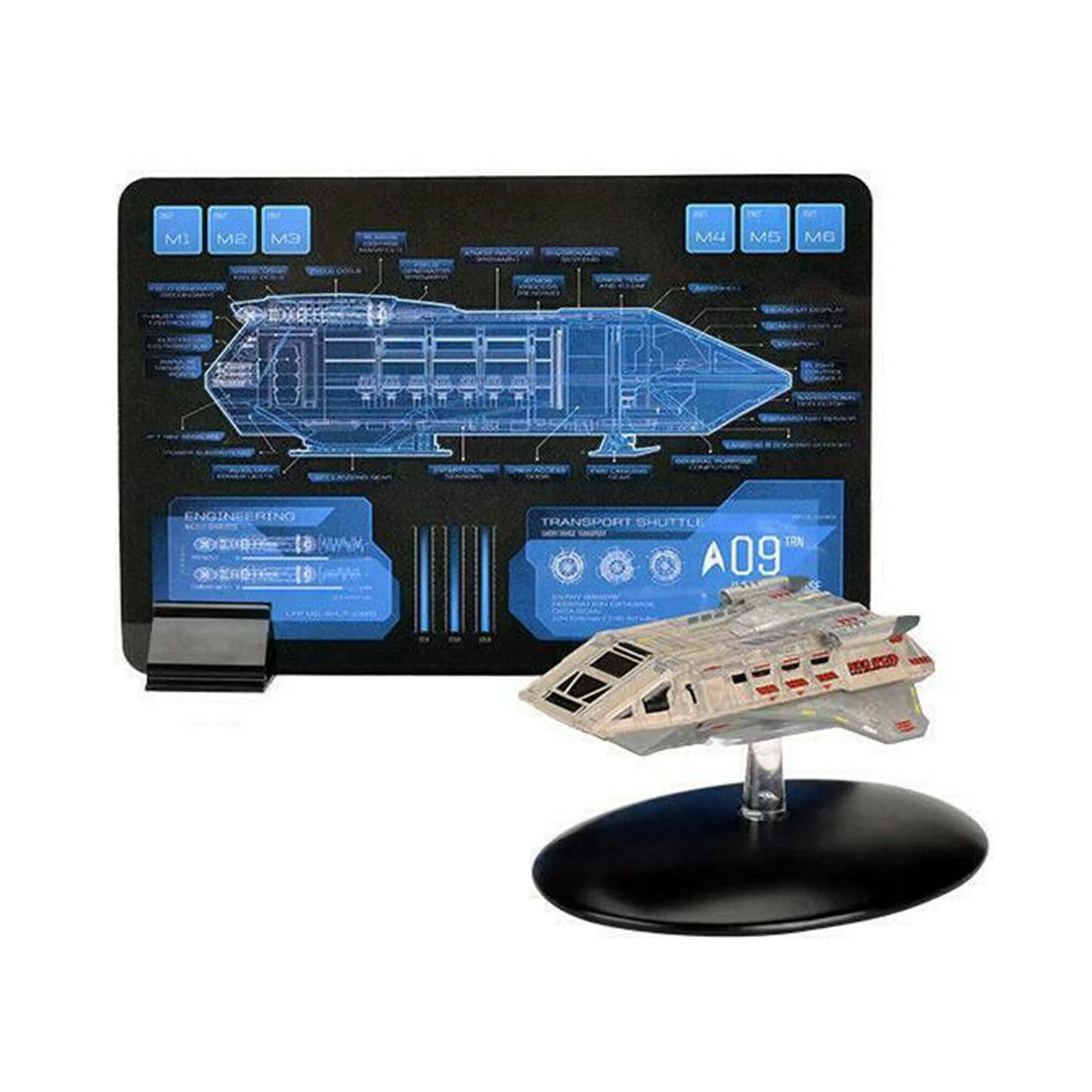 Eaglemoss Star Trek Shuttlecraft Set 4 Passenger, Warrant, Short-Range, Medical - Image 5