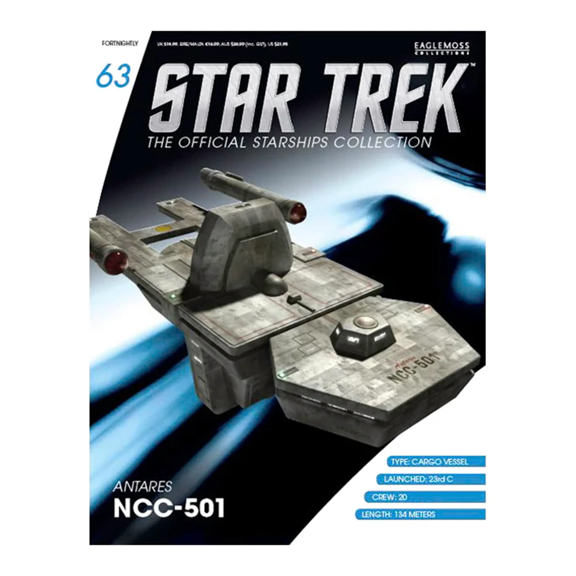 Eaglemoss Star Trek Starship Replica | Antares NCC-501 #63 - Image 9