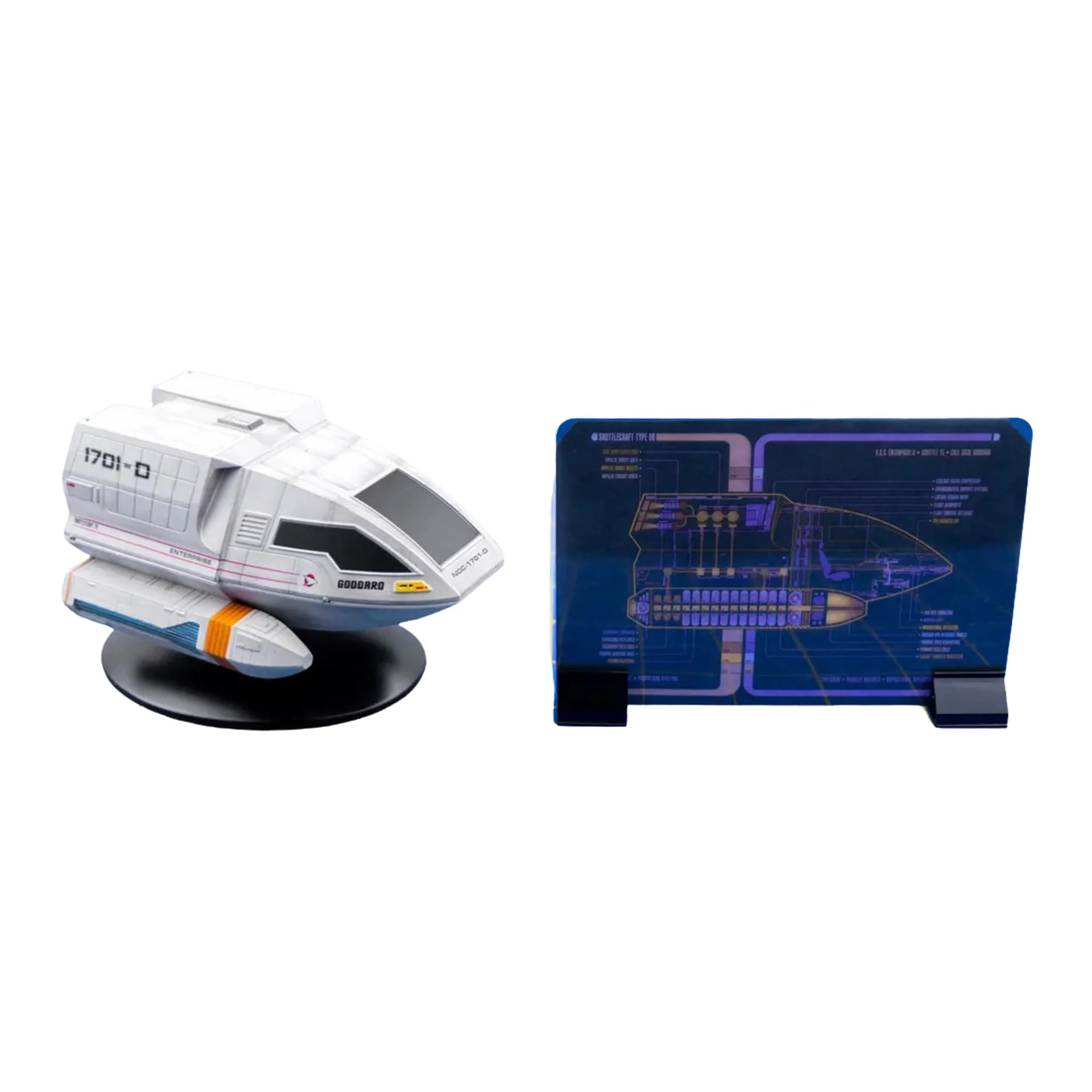 Eaglemoss Star Trek StarShip Replica Shuttle Set 1 | Enterpirse D - Image 5