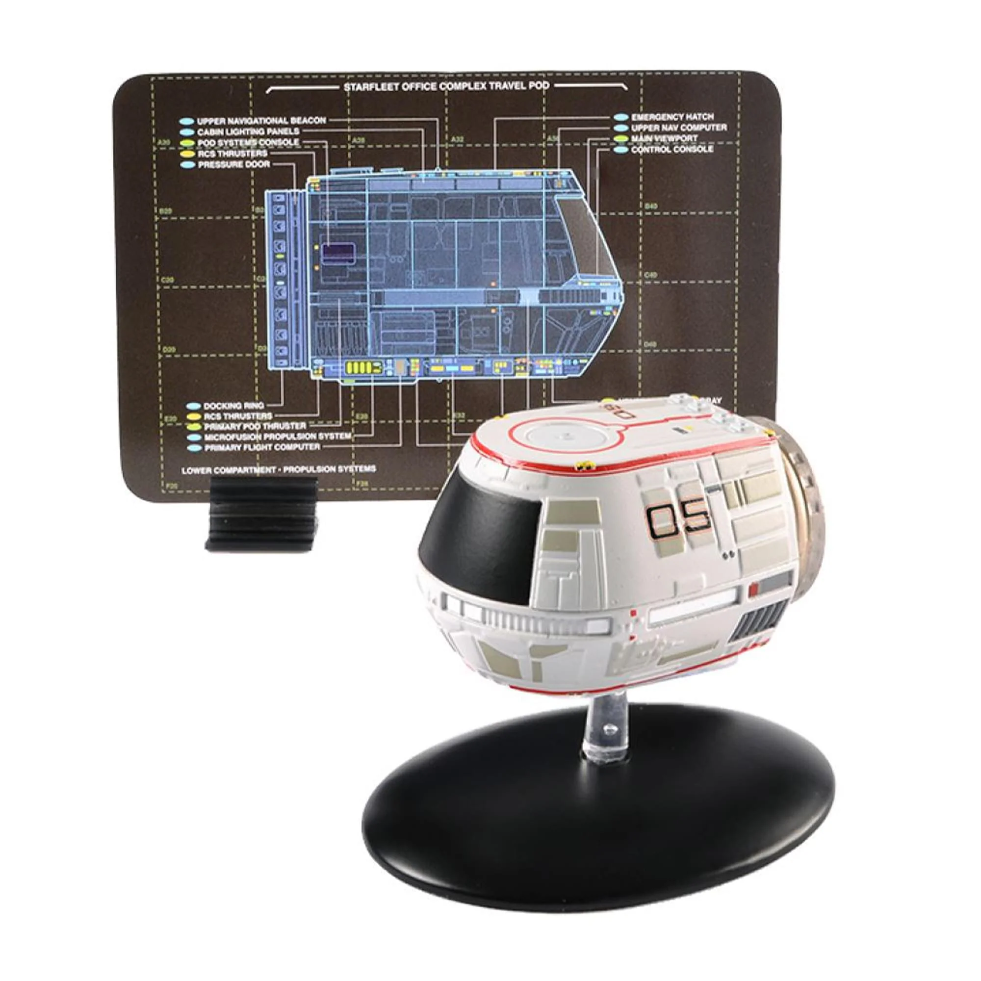 Eaglemoss Star Trek Starships Replica | Travel Pod - Image 2