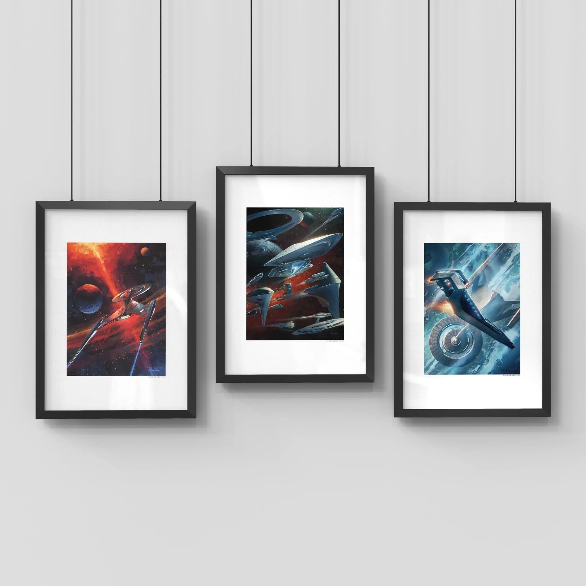 Eaglemoss Star Trek Universe Giclee Print 3-Pack - Image 2