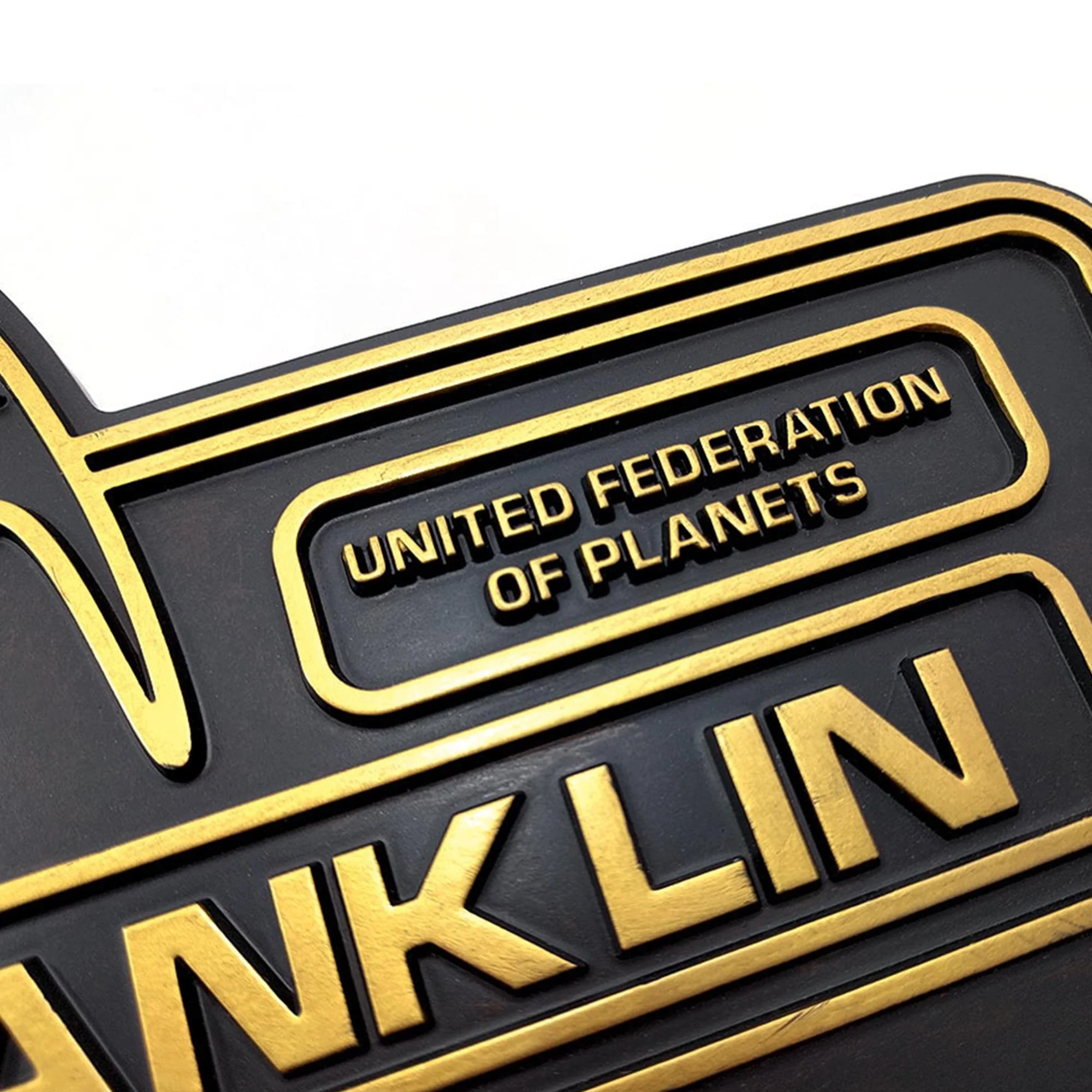 Eaglemoss Star Trek USS Franklin NX-326 Dedication Plaque - Image 5