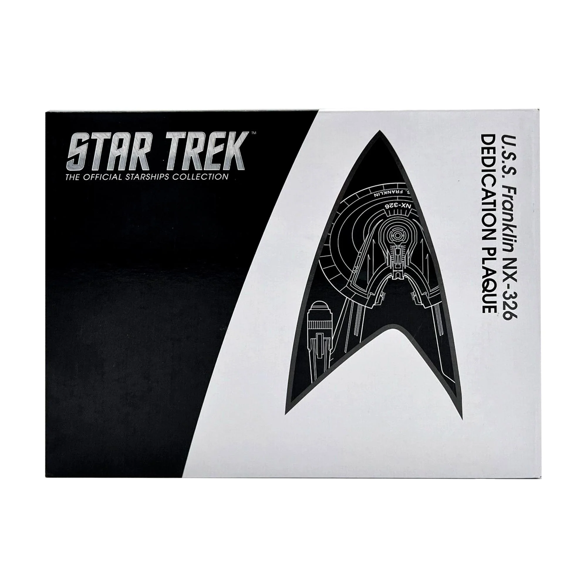 Eaglemoss Star Trek USS Franklin NX-326 Dedication Plaque - Image 7