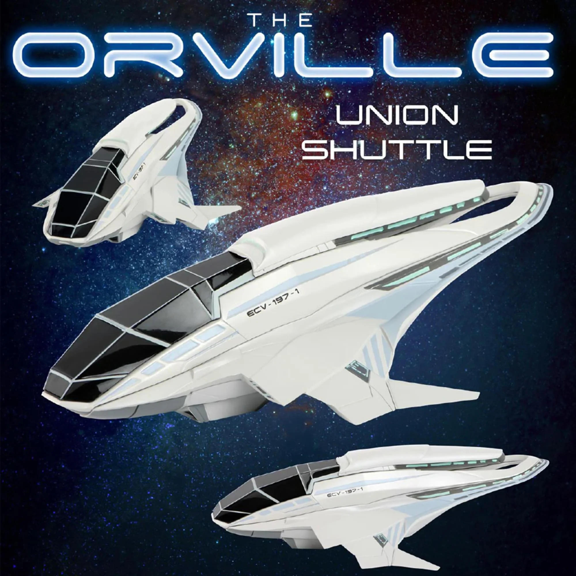 Eaglemoss The Orville Ship Replica | Union Shuttle Season 3 ECV-197-1 - Image 5