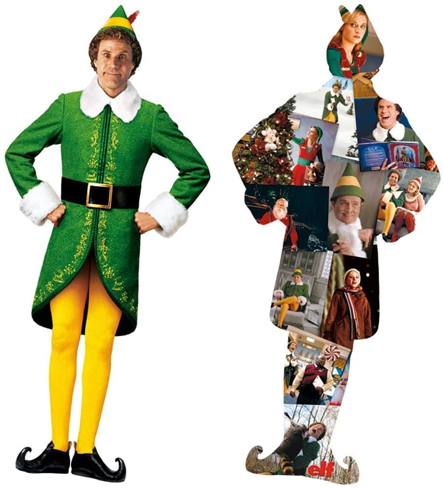 Elf 600 Piece 2-Sided Shaped Jigsaw Puzzle - Image 2
