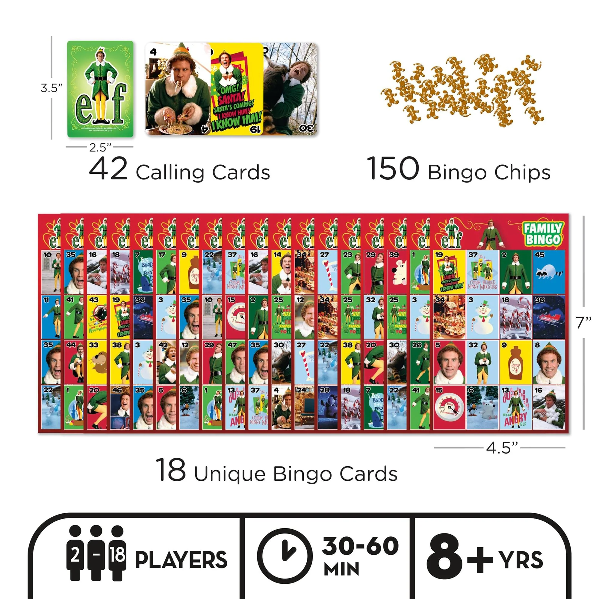 Elf Family Bingo Game - Image 3