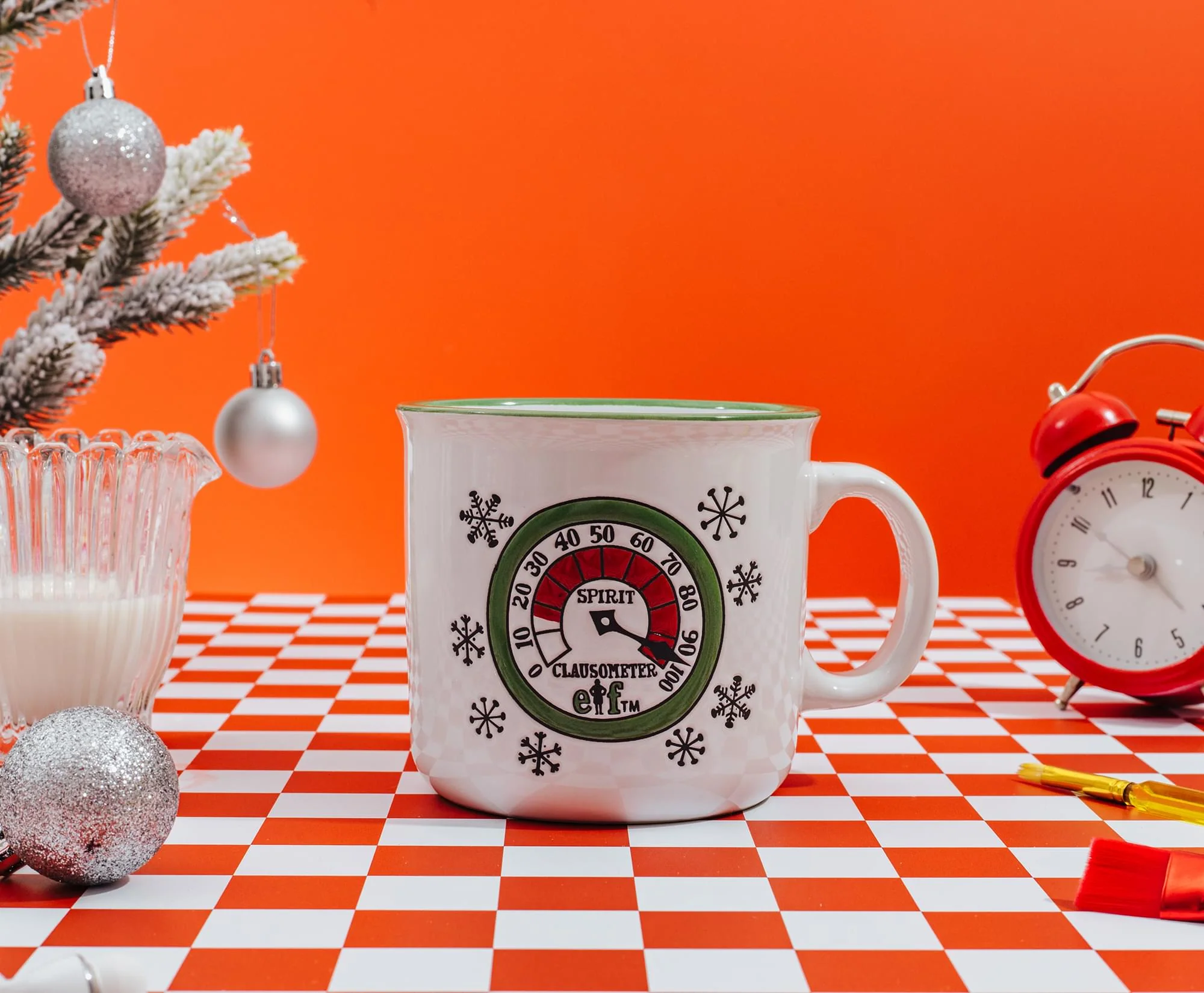 Elf "Spirit Clausometer" Ceramic Camper Mug | Holds 20 Ounces - Image 3