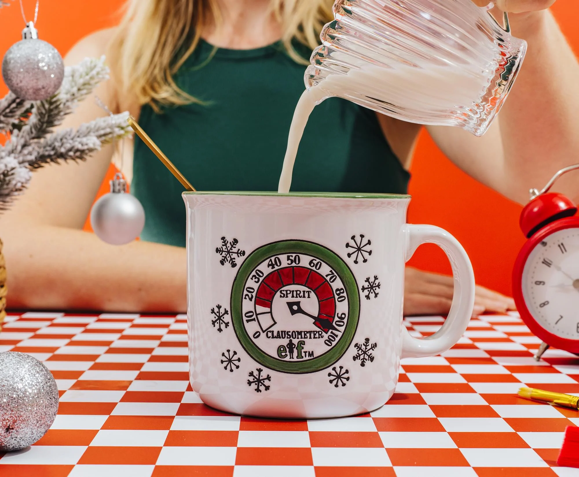 Elf "Spirit Clausometer" Ceramic Camper Mug | Holds 20 Ounces - Image 5