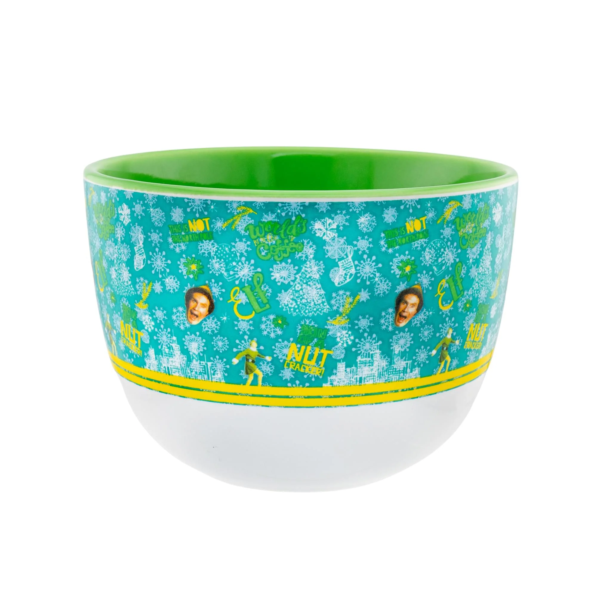 Elf Tossed Pattern Ceramic Soup Mug | Holds 20 Ounces - Image 2
