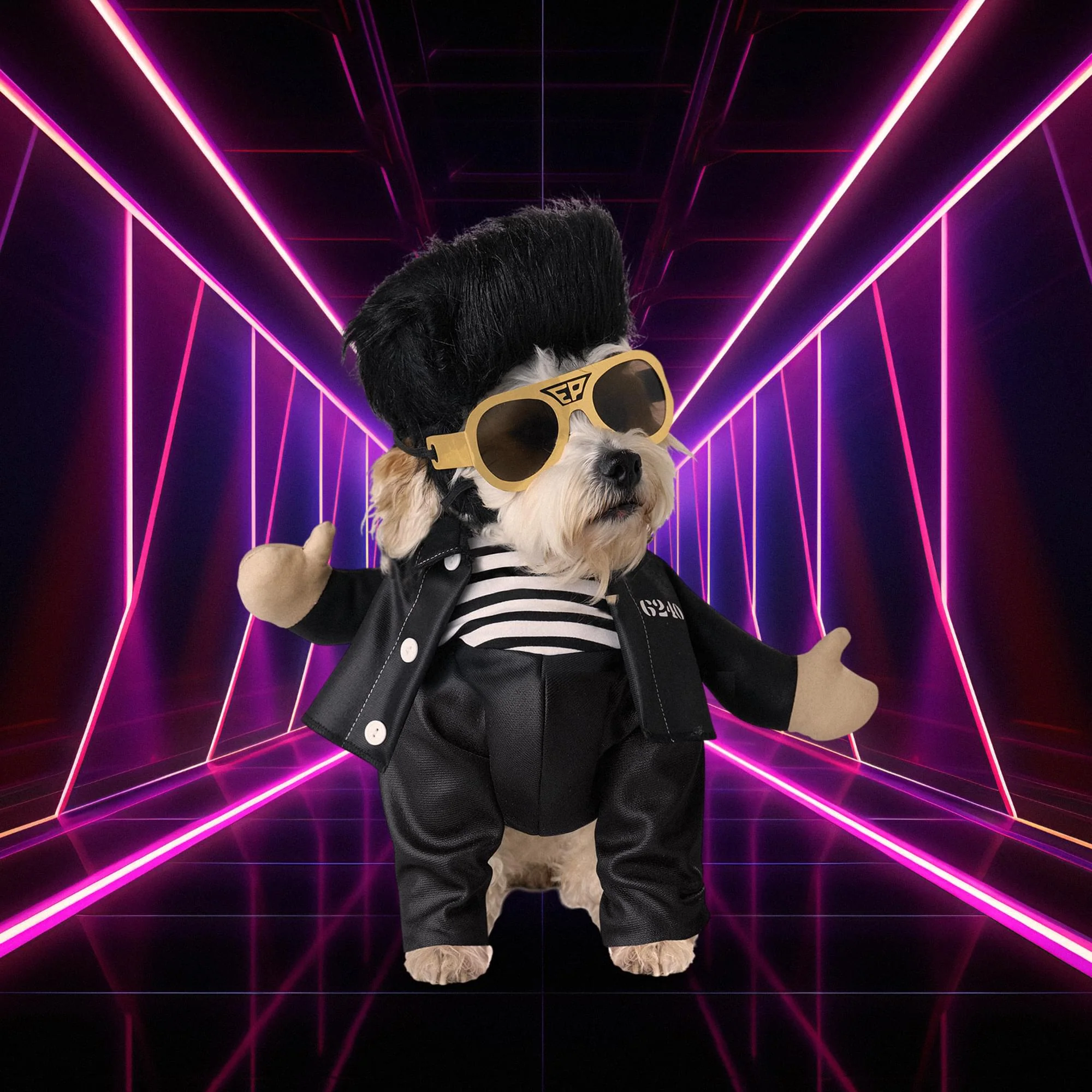 Elvis Jailhouse Rock Pet Costume - Image 13