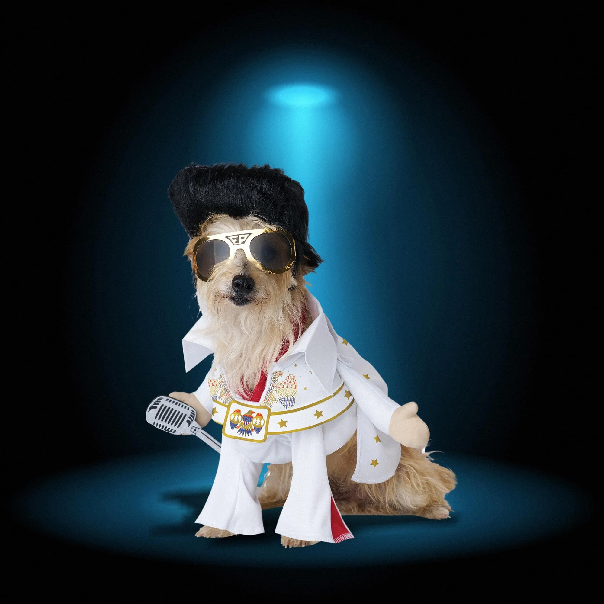 Elvis Viva Vegas Pet Costume - Image 3