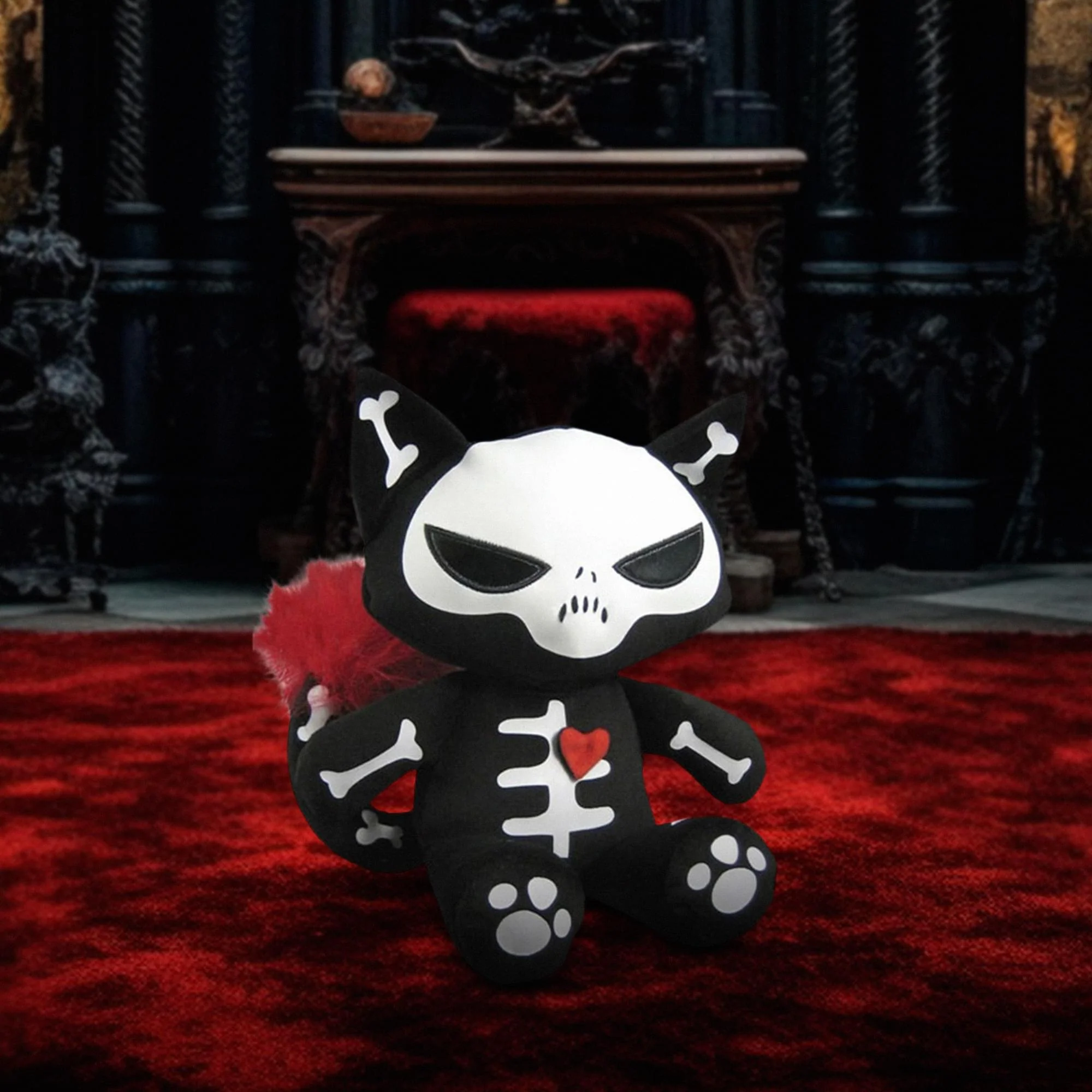 Emily the Strange 8 Inch Skele-Posse Plush | Sabbath - Image 3