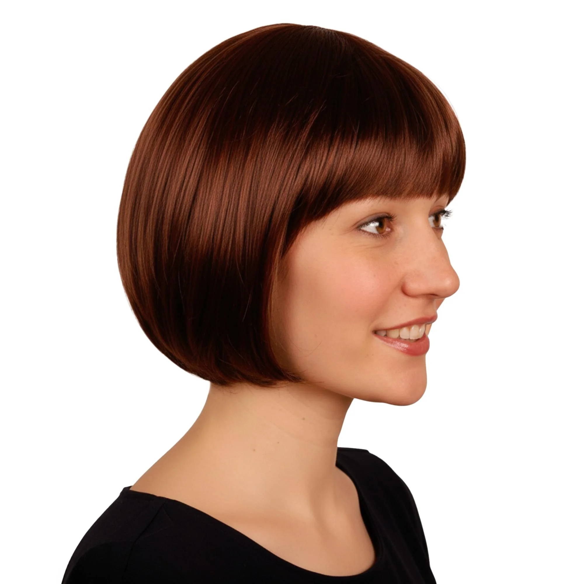 Eve Short Brown Adult Costume Wig - Image 2