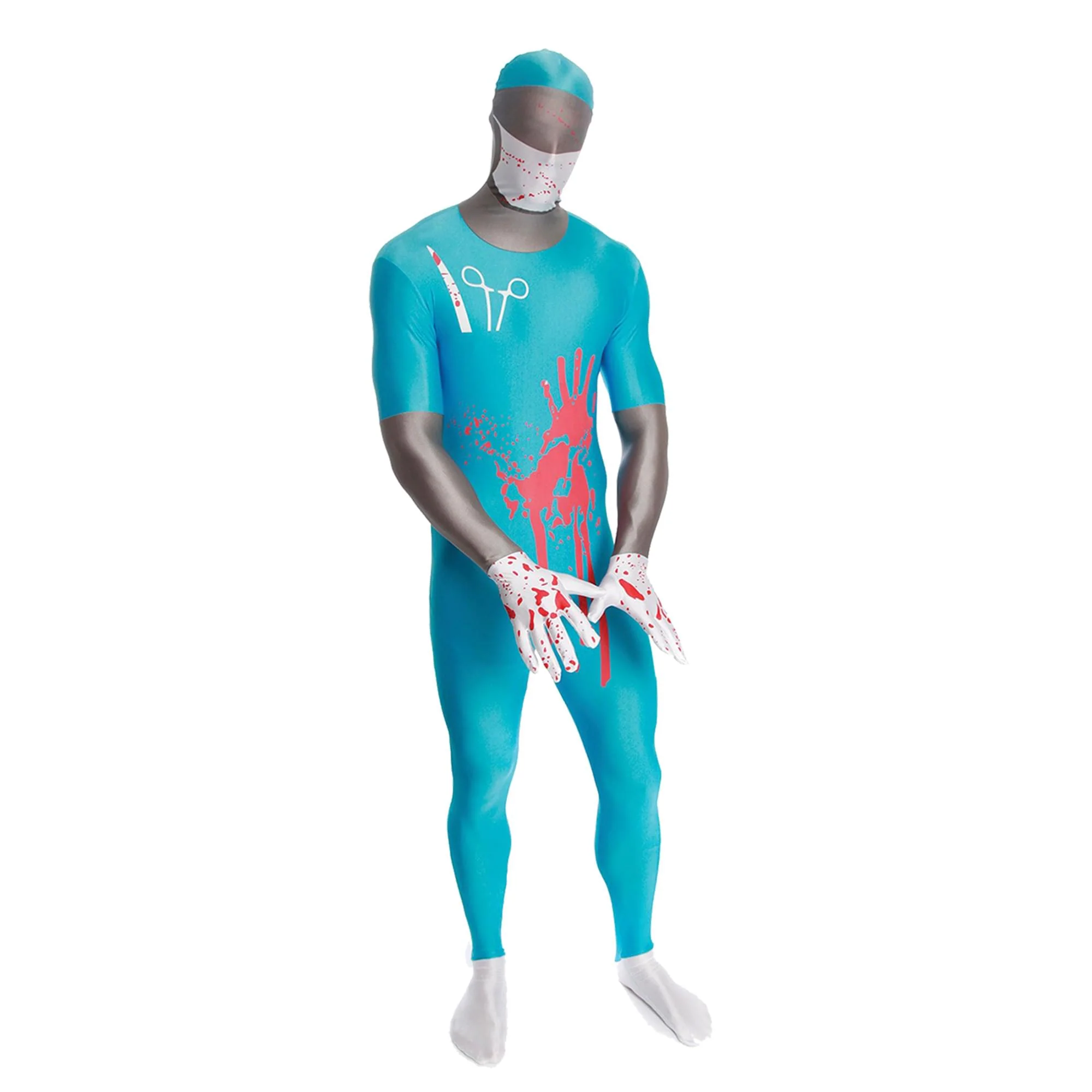 Evil Surgeon Adult Costume Morphsuit - Image 2