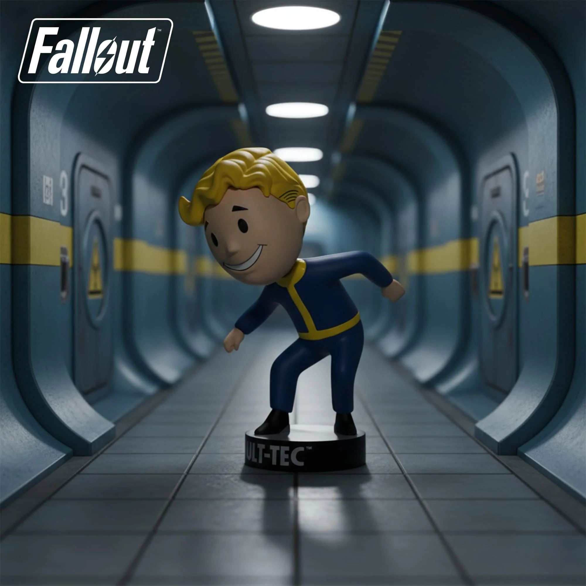 Fallout 111 Vault Boy 5 Inch Collectible Bobblehead | Sneak - Image 7