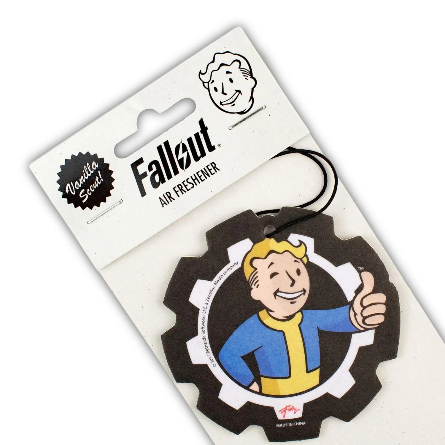 Fallout 4 Vault Boy Hanging Air Freshener for Cars and Closets | Vanilla Scent - Image 2